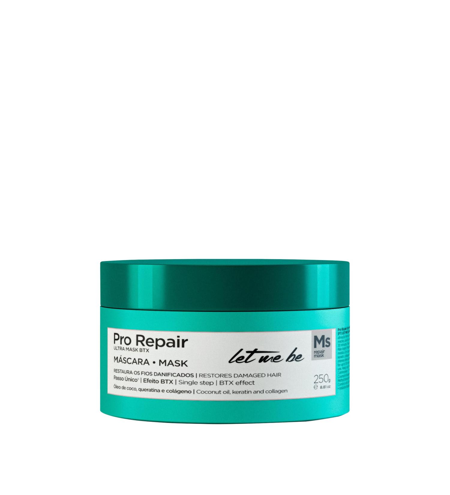 Let Me Be - BTX Pro Repair Btox Capillaire Professionnel Organique Traitement R ducteur de Volume et Anti-Frisottis Sans Formald hyde avec K ratine Hydrolys e Collag ne et Huile de Coco (250g) - Buy Online on GoSupps.com