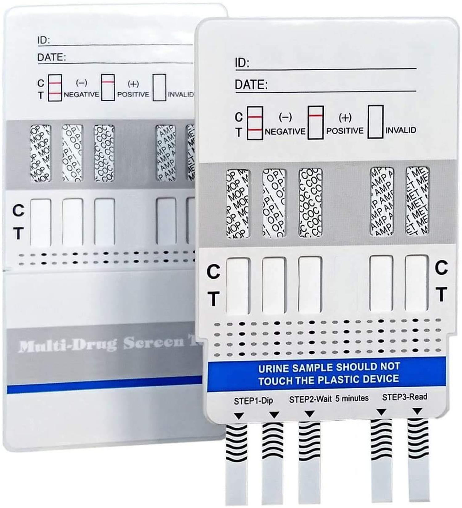 5 x One+Step Multi Drug Test - Detect 5 Drugs in One Test | Accurate & Reliable Drug Testing Solutions - Buy Online on GoSupps.com