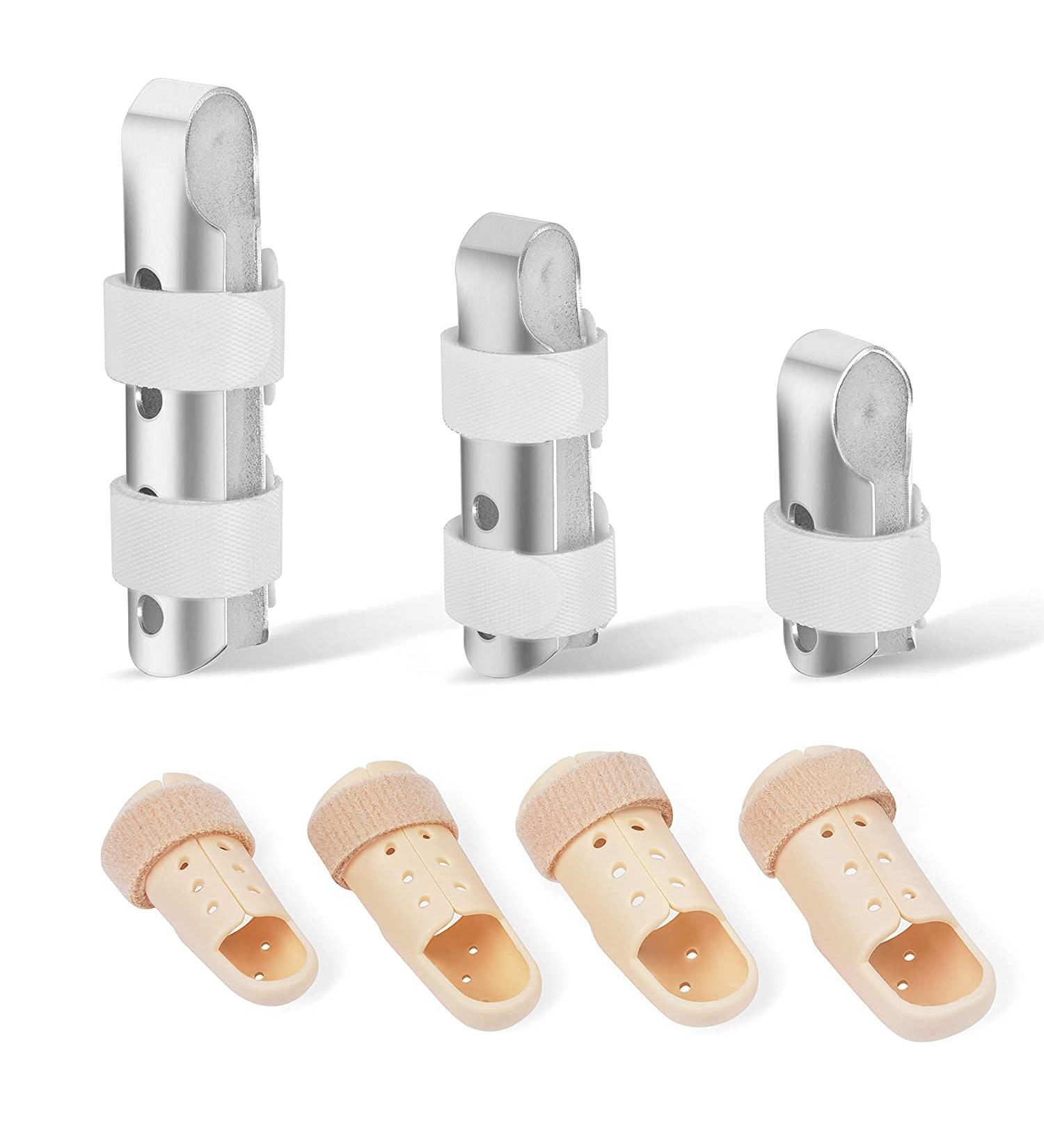 Sopito 7PCS Finger Splint Support Brace for Broken Fingers - Finger Stabilizer for Arthritis & Knuckle Immobilization - Buy Online on GoSupps.com