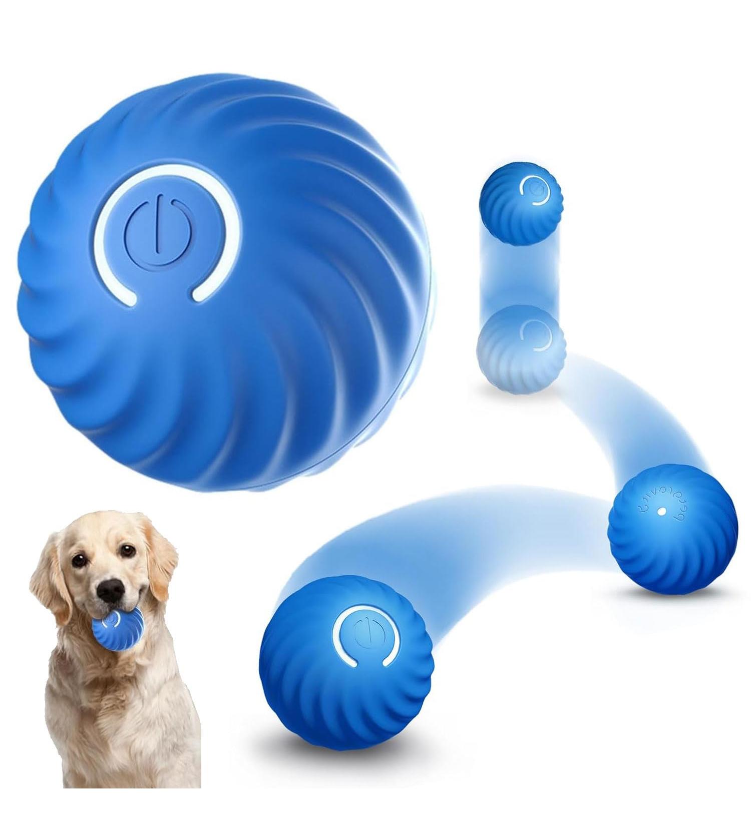 Buy Wicked Ball Interactive Dog Toy - Self-Strolling & Durable Automatic Roller Ball for Playful Dogs - Buy Online on GoSupps.com