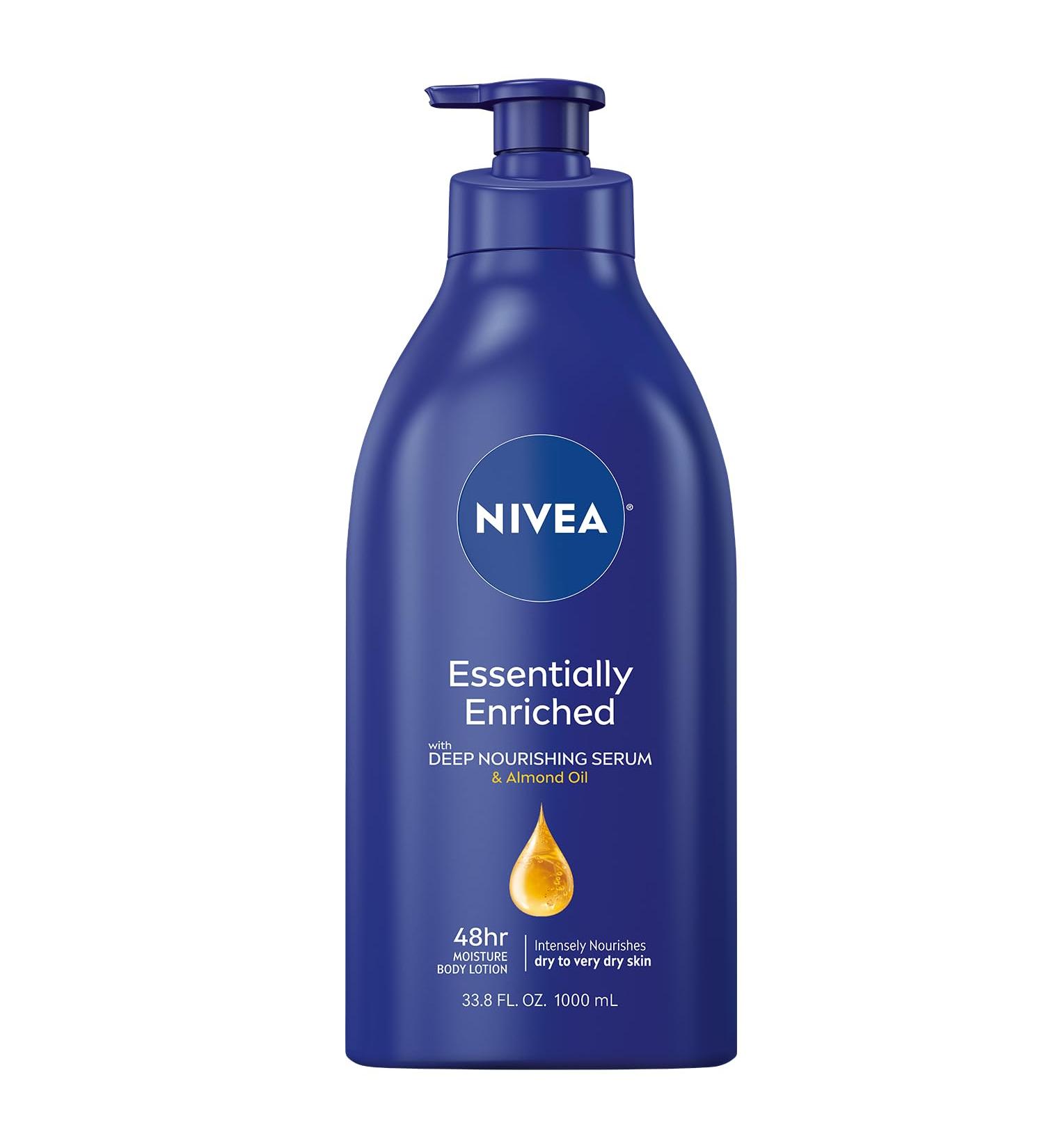 NIVEA Essentially Enriched Body Lotion 33.8 Fl Oz | Hydrating Moisturizer for Dry Skin - International Shipping Available - Buy Online on GoSupps.com