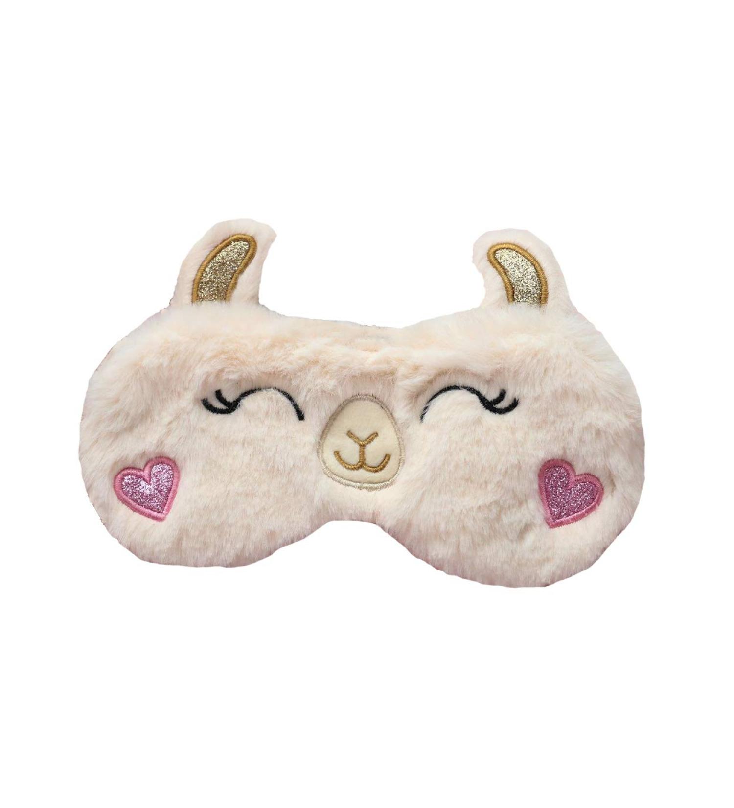 Hg Kangqi Alpaca Cartoon Sleeping Mask | Animal Eye Cover for Women and Kids - Buy Online on GoSupps.com