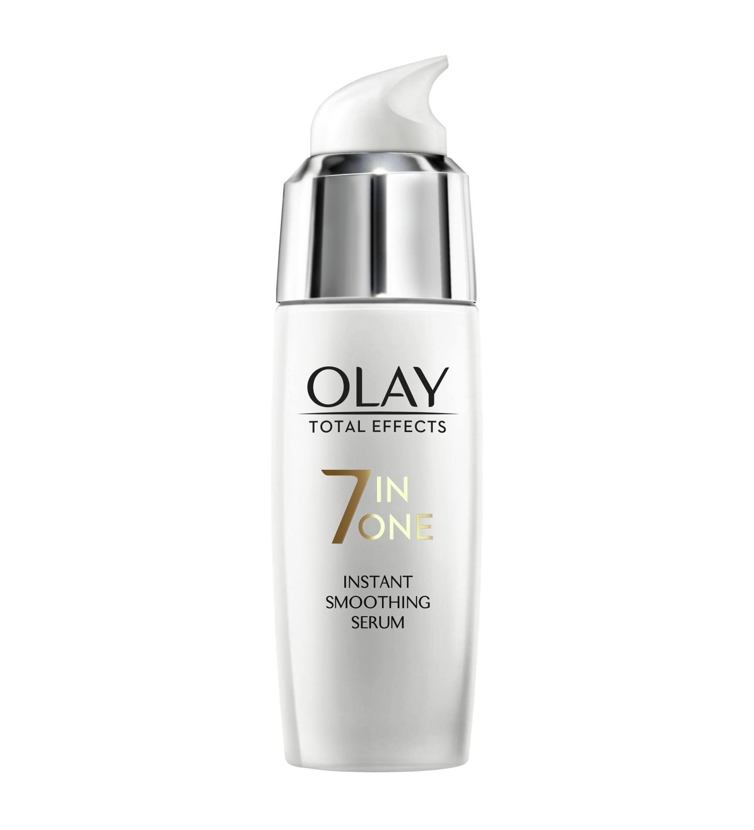 Olay Total Effects Anti-Ageing Smoothing Serum 50ml | Niacinamide, Vitamin C & E - Buy Online on GoSupps.com