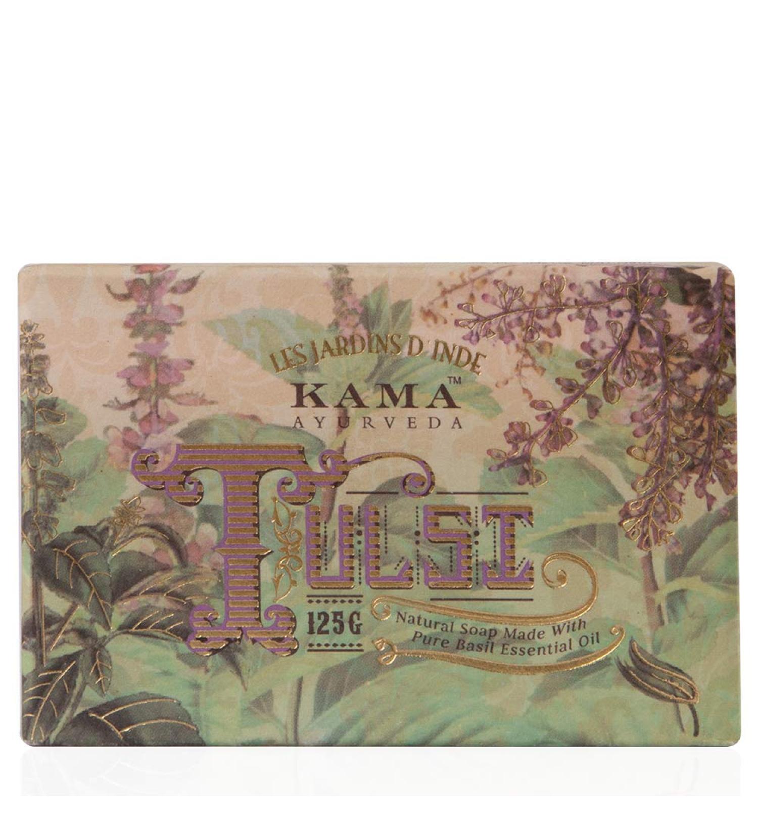 Kama Ayurveda Natural Tulsi Soap 125g - Buy Online on GoSupps.com