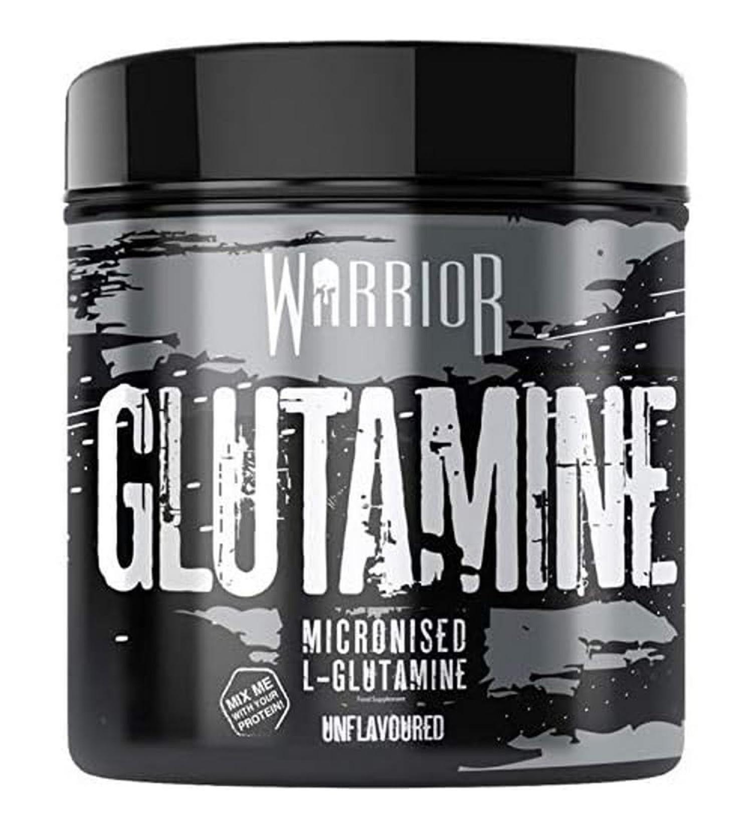 Warrior L-Glutamine Powder 300g - Micronised for Muscle Strength & Recovery - Buy Online on GoSupps.com