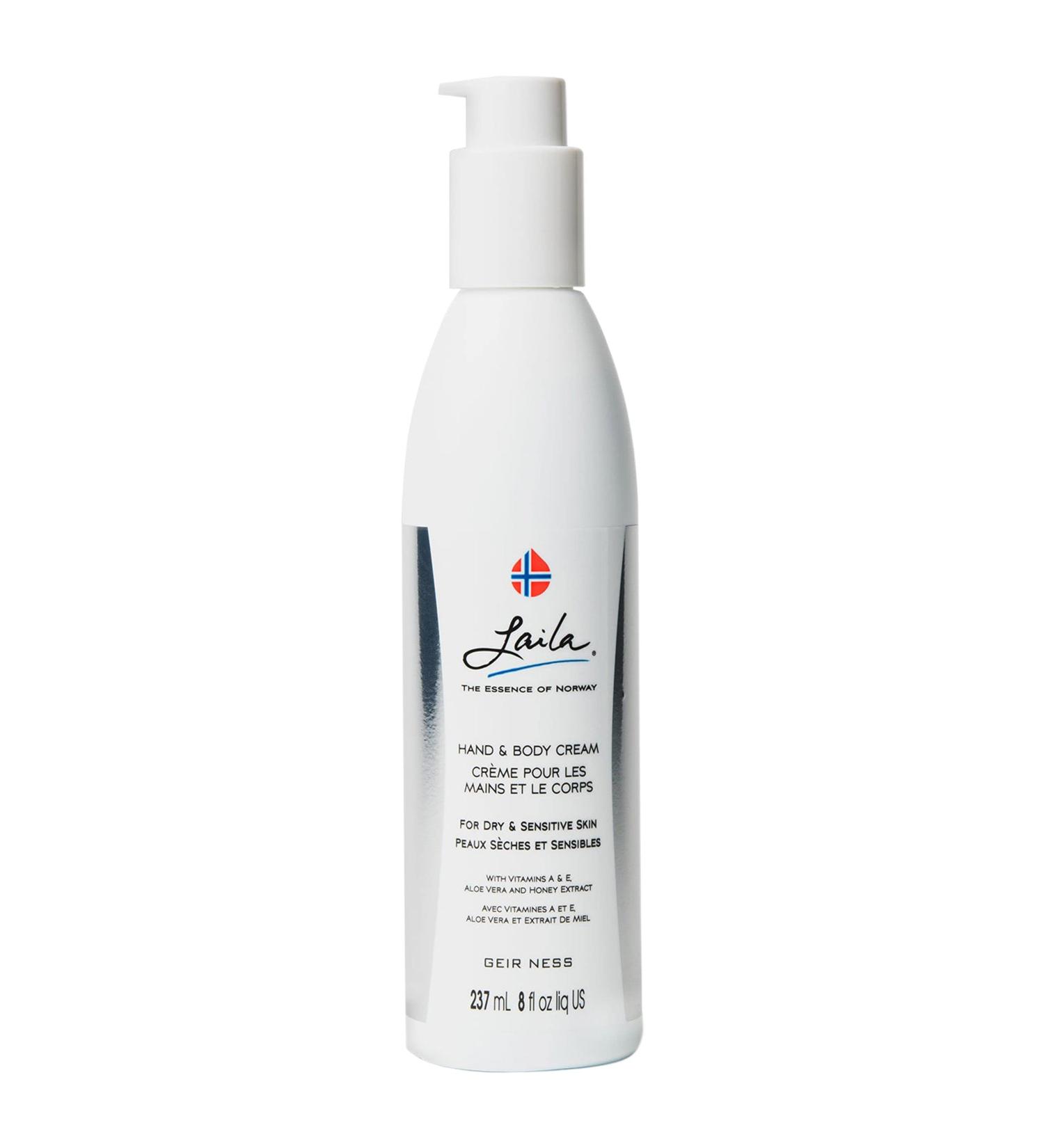 Laila Hand & Body Cream - Moisturizing Formula with Vitamin A & E, Aloe Vera, and Honey - Softens and Nourishes Skin - Buy Online on GoSupps.com