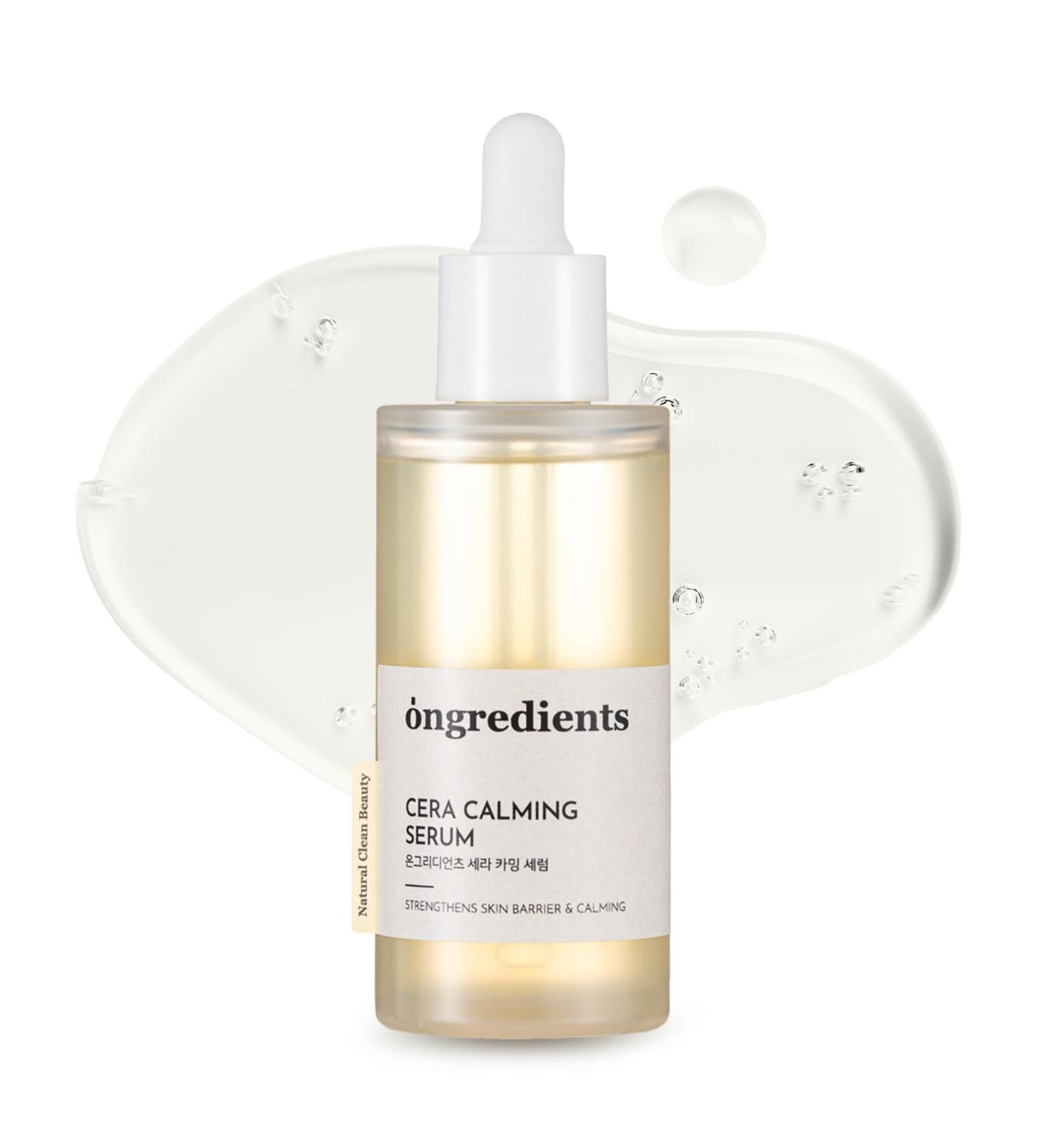 ONGREDIENTS Cera Calming Serum | Hydrating Facial Serum for Dry Sensitive Skin | Centella Panthenol Ceramide Soothing Calming Daily Skin Barrier Care | Vegan Korean Skin Care 50ml / 1.69 fl Oz - Buy Online on GoSupps.com