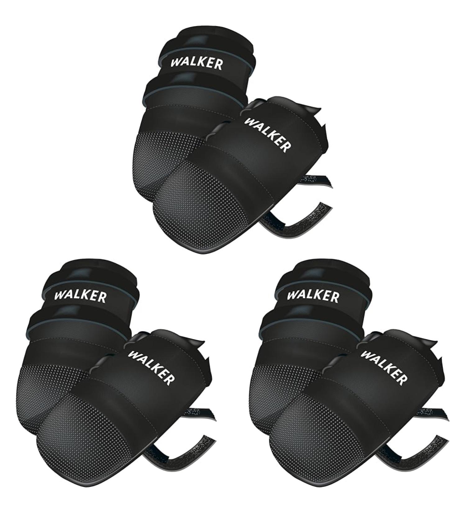 TRIXIE Water-Repellent Dog Shoes - Paw Protection for Small Breeds Black 2-Piece Set (Pack of 3) - Buy Online on GoSupps.com