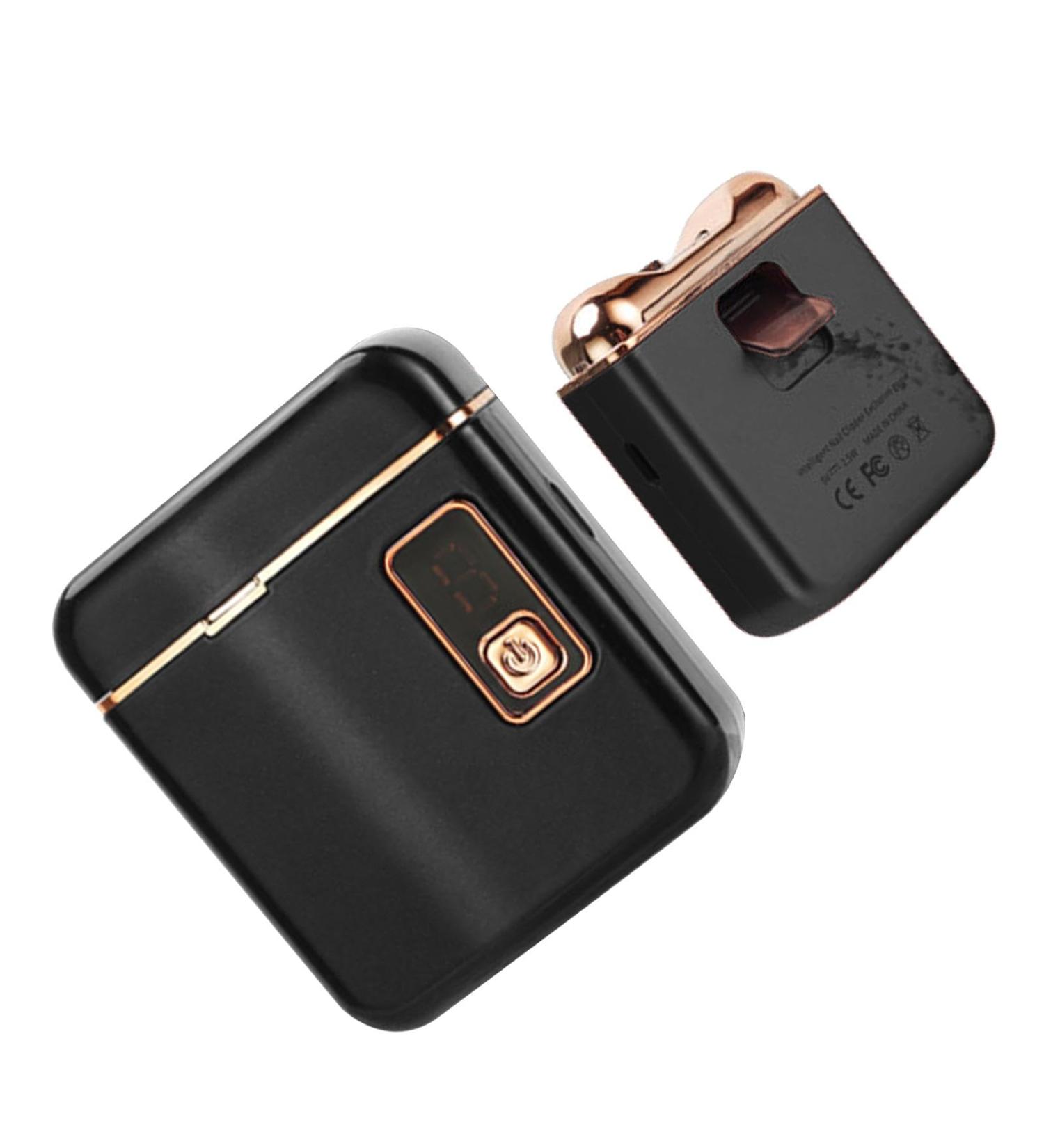 Automatic Electric Nail Clippers - 3 Modes Adjustable Safety Fingernail Trimmer | Safety Fingernail Trimmer & Cutter Lighted Quiet Nail Scissors with Storage for Home Use Black - Buy Online on GoSupps.com