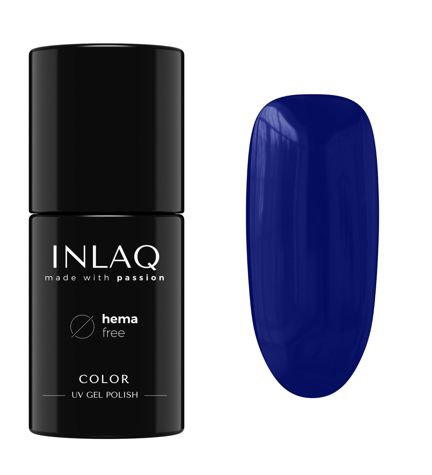 INLAQ HEMA Free UV Nail Polish - Stormy Blue 6 ml | Gel Nail Polish without HEMA | UV LED Colors - Buy Online on GoSupps.com