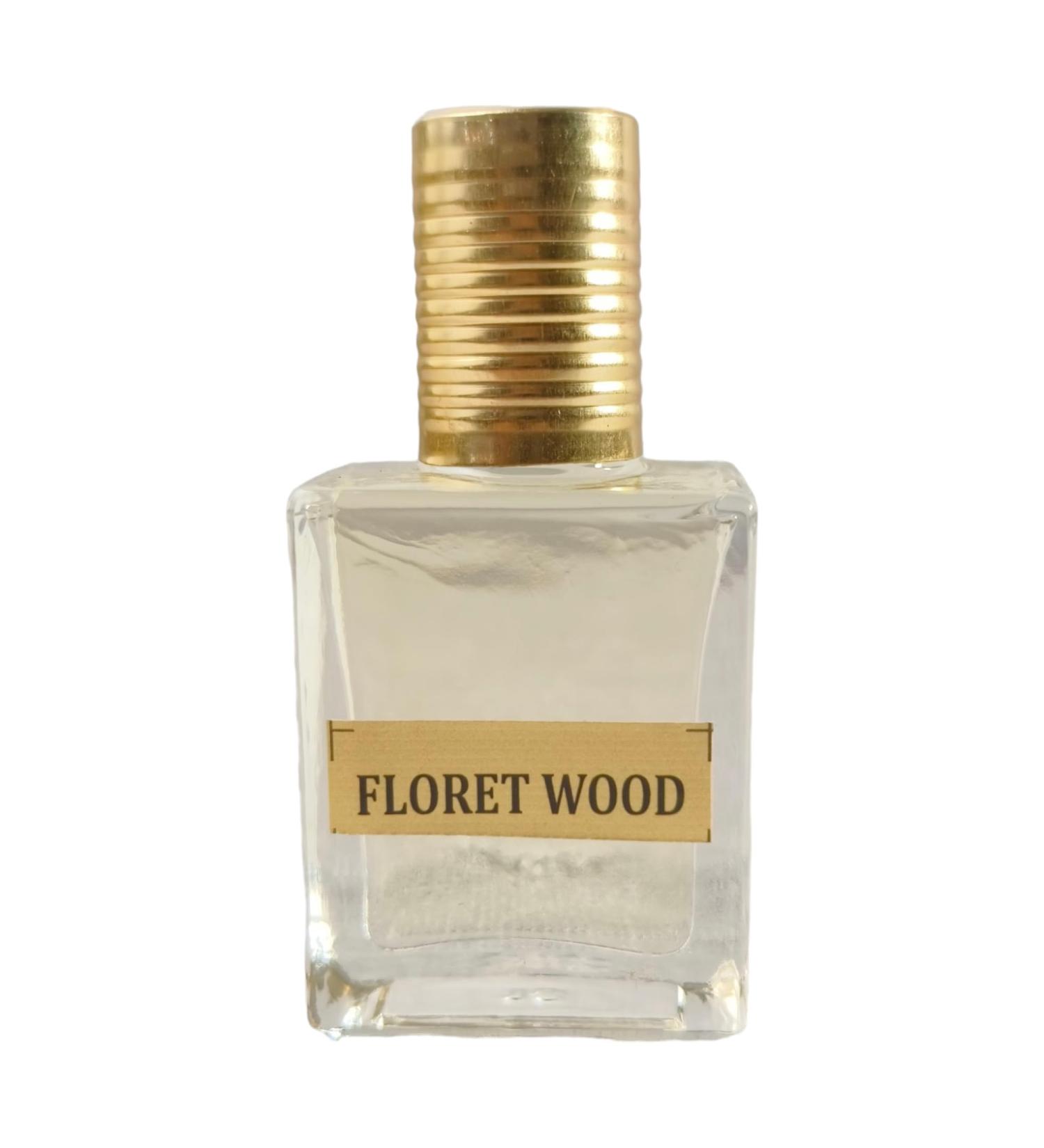 Floret Wood Premium Attar-Atar Perfume Oil Fragrance for Men and Women Unisex Parfume Scent Spray Long Lasting Roll On Essential Oil Itar Semi Natural Non Alcoholic Size Volume: 12ML (0.4 Fl Oz). - Buy Online on GoSupps.com