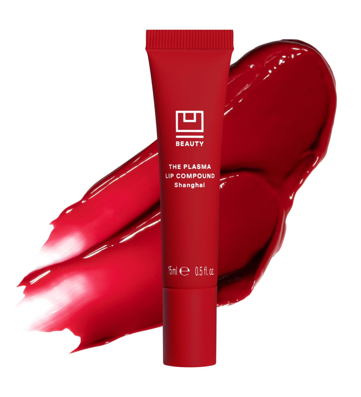 U Beauty PLASMA Tinted Lip Compound - Anti-Wrinkle Anti-Aging Lip Gloss with Hyaluronic Acid Shea Butter & Peptides - Shimmery Hydrating Treatment - 15 mL - Buy Online on GoSupps.com