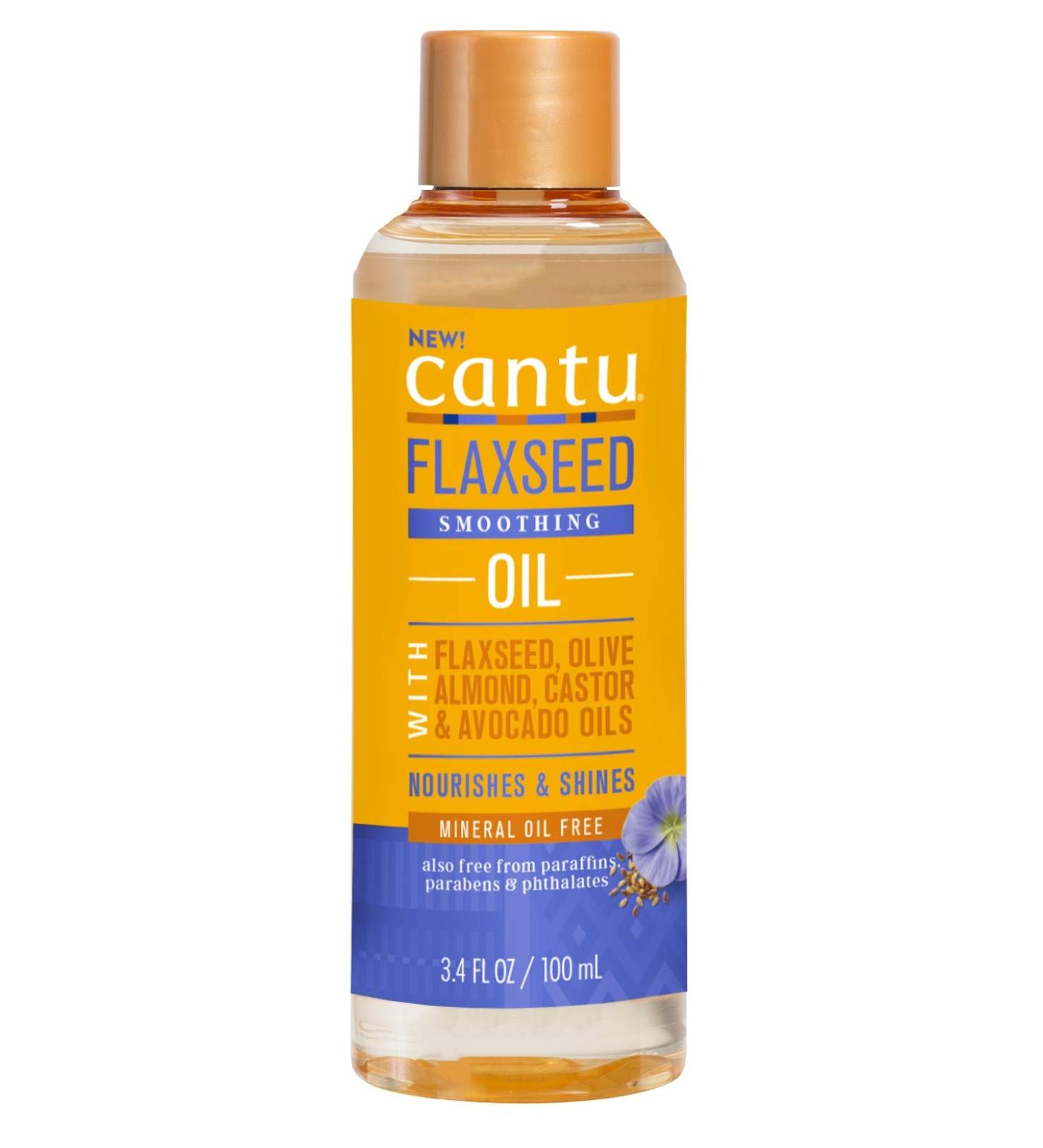 Cantu Linseed Smoothing Oil 100 ml 3 pieces