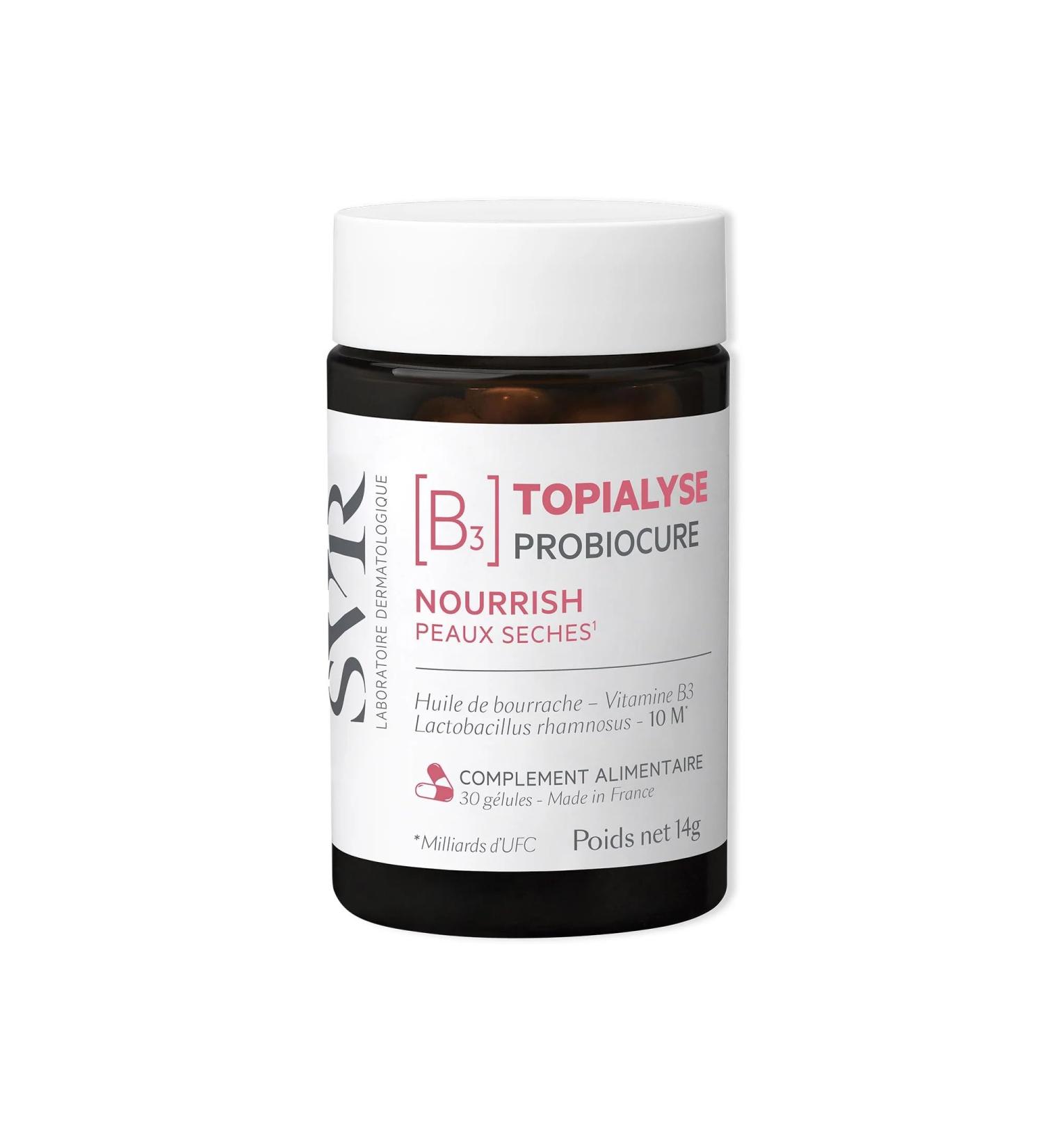 SVR - Probiocure Topyalise - Intensive Treatment For Dry Skin - Vitamin B3 Omega 6-30 Capsules - Buy Online on GoSupps.com