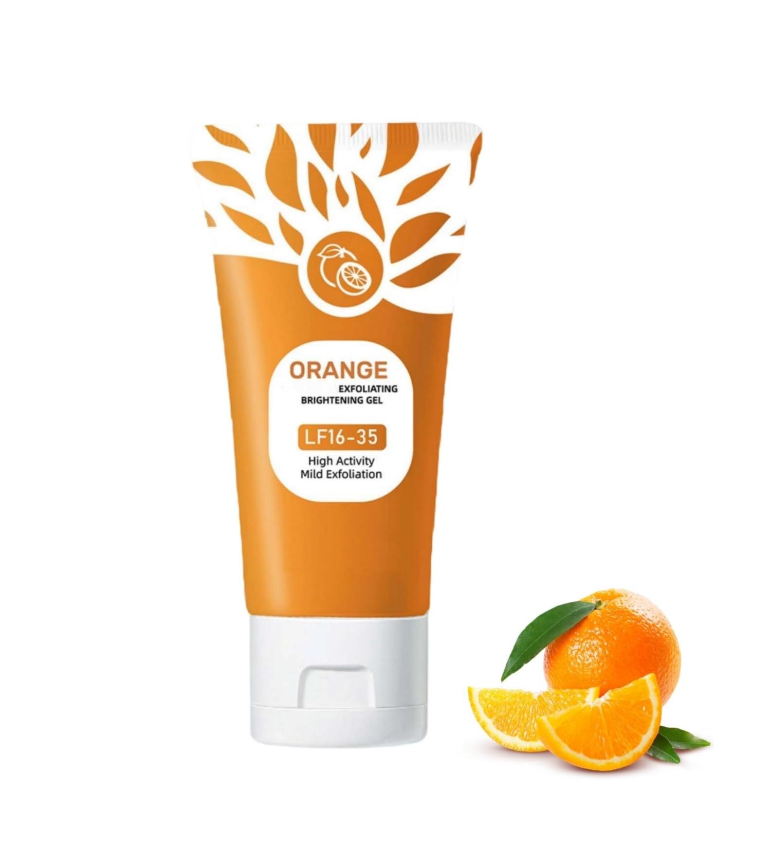 Orange Exfoliant Gel gel exfoliant Aux D'Orange Gel Peeling Bio Visage Et Corps Exfoliant Visage Hydratant Nettoyant En Profondeur Pour Tous Types De Peau (1pc 50g) 1pc 50 g (Lot de 1) - Buy Online on GoSupps.com