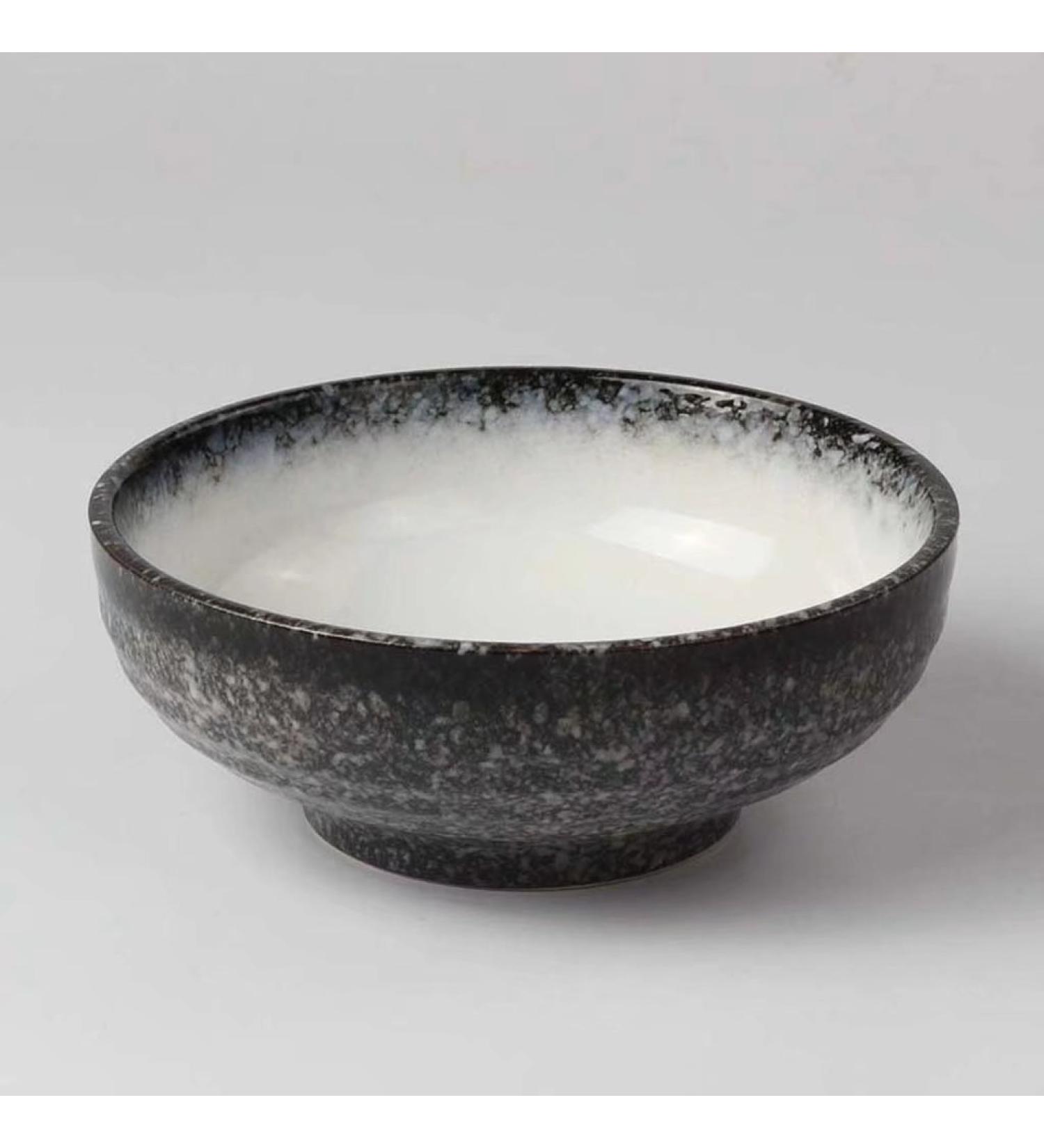 Beautiful Bowl- 8"Ceramic Bowl Round for Kitchen Restaurant Salad Noodle Soup (Color : #A(16.8cmx6.5cm/600g))