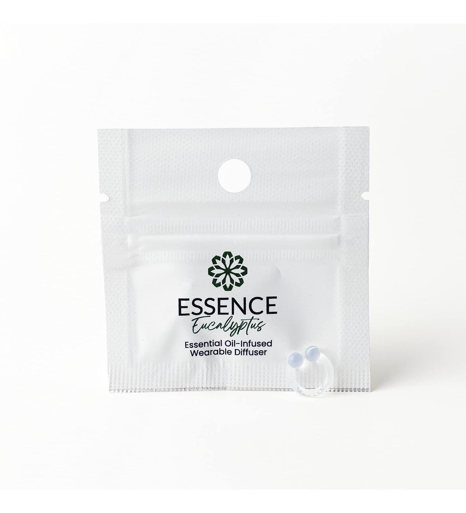 Essence Nasal Diffuser | Eucalyptus Essential Oil Ring | Silicone Nose Inhaler for Aromatherapy - Buy Online on GoSupps.com