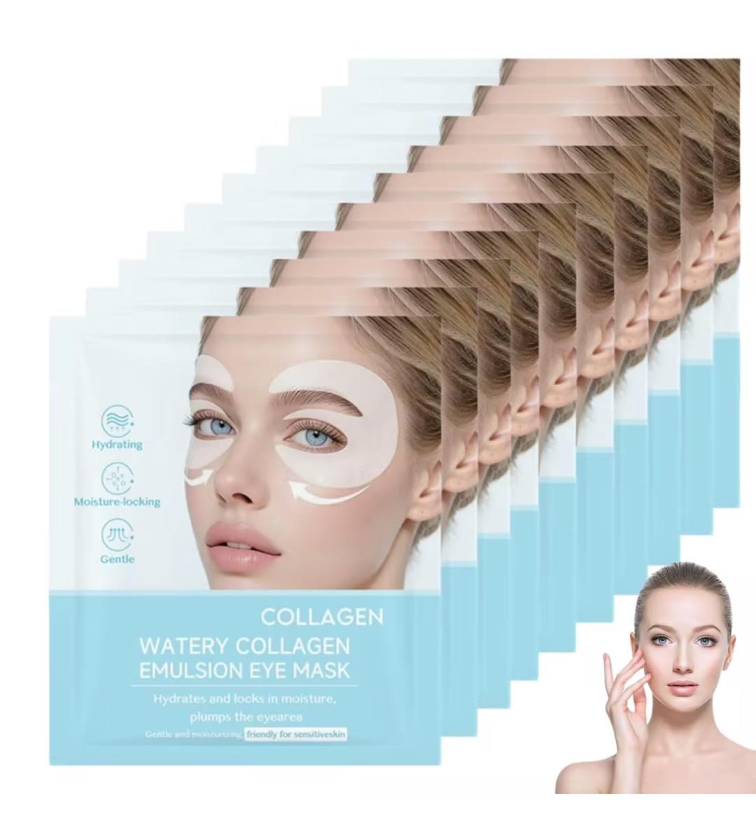 Glow Haven Patch Yeux Anti Cernes Glow Haven Eye Mask Patchs Yeux Pour Cernes Skincare Cor en Anti-Poches & Rides Masque Contour Des Yeux avec Bio-Collag ne Complexe Peptidique Et Vitamine C (10Pairs) - Buy Online on GoSupps.com