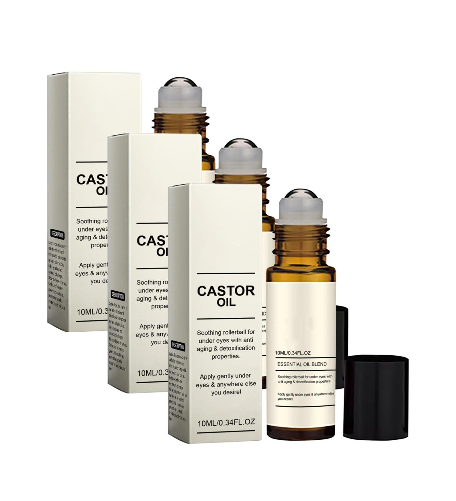 Roller Huile De Castor Anti Cerne Sous Les Yeux Homme Castors Oil Huiles De Castor Et Huile Essentielles Pour Les Yeux L'encens Anti Rides Express Castors Oil Cernes Et Les Poches (10ml 3PCS) 3PCS 10 ml (Lot de 1) - Buy Online on GoSupps.com