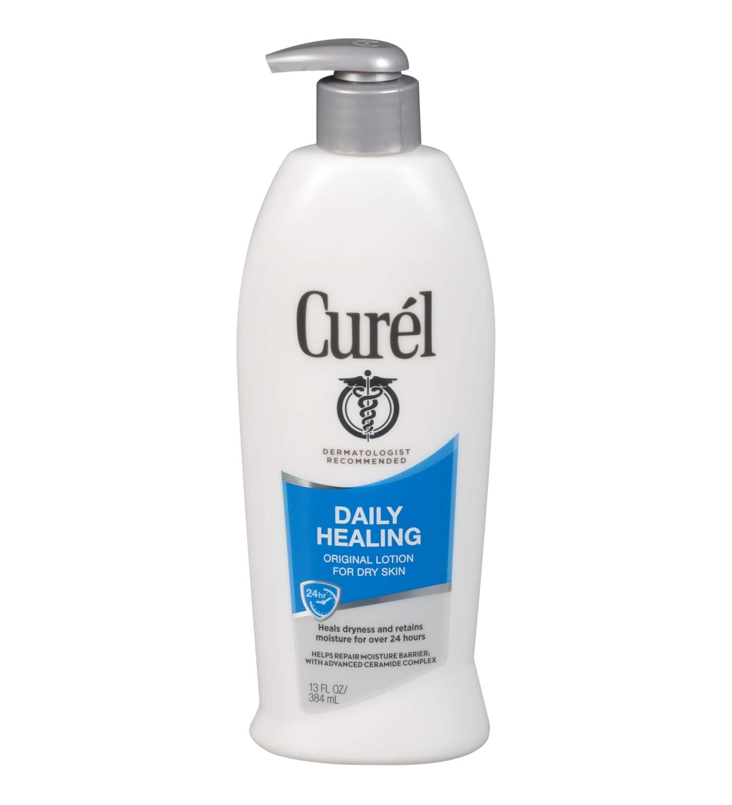 Curel Daily Healing Original Lotion For Dry Skin 13 Ounces Each (Value Pack Of 3)
