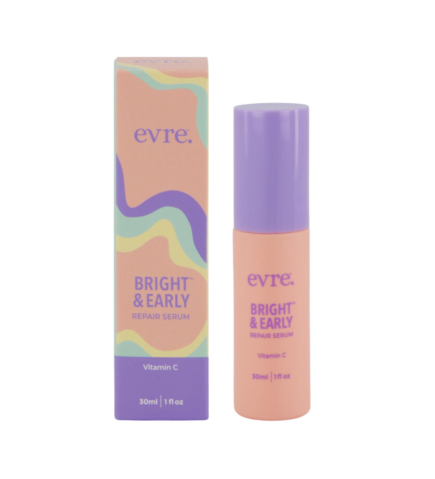 Evre Bright & Early Teen Vitamin C Repair Serum Brightens Hydrates & Evens Skin Tone Natural Cruelty-Free & Palm-Free Great for Sensitive Skin 1 Fl Oz - Buy Online on GoSupps.com