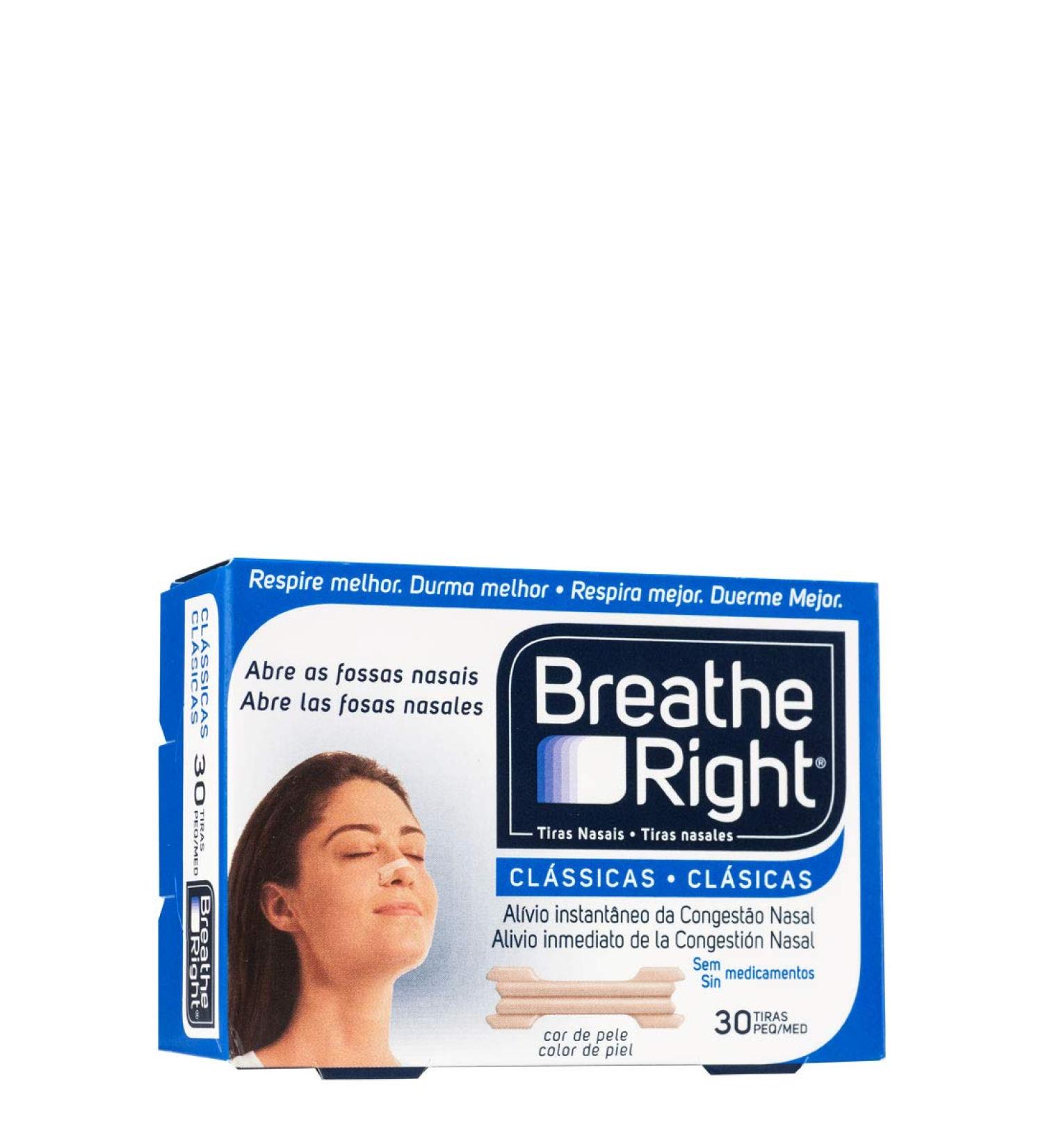 Breathe Right Large Nasal Strips X 30