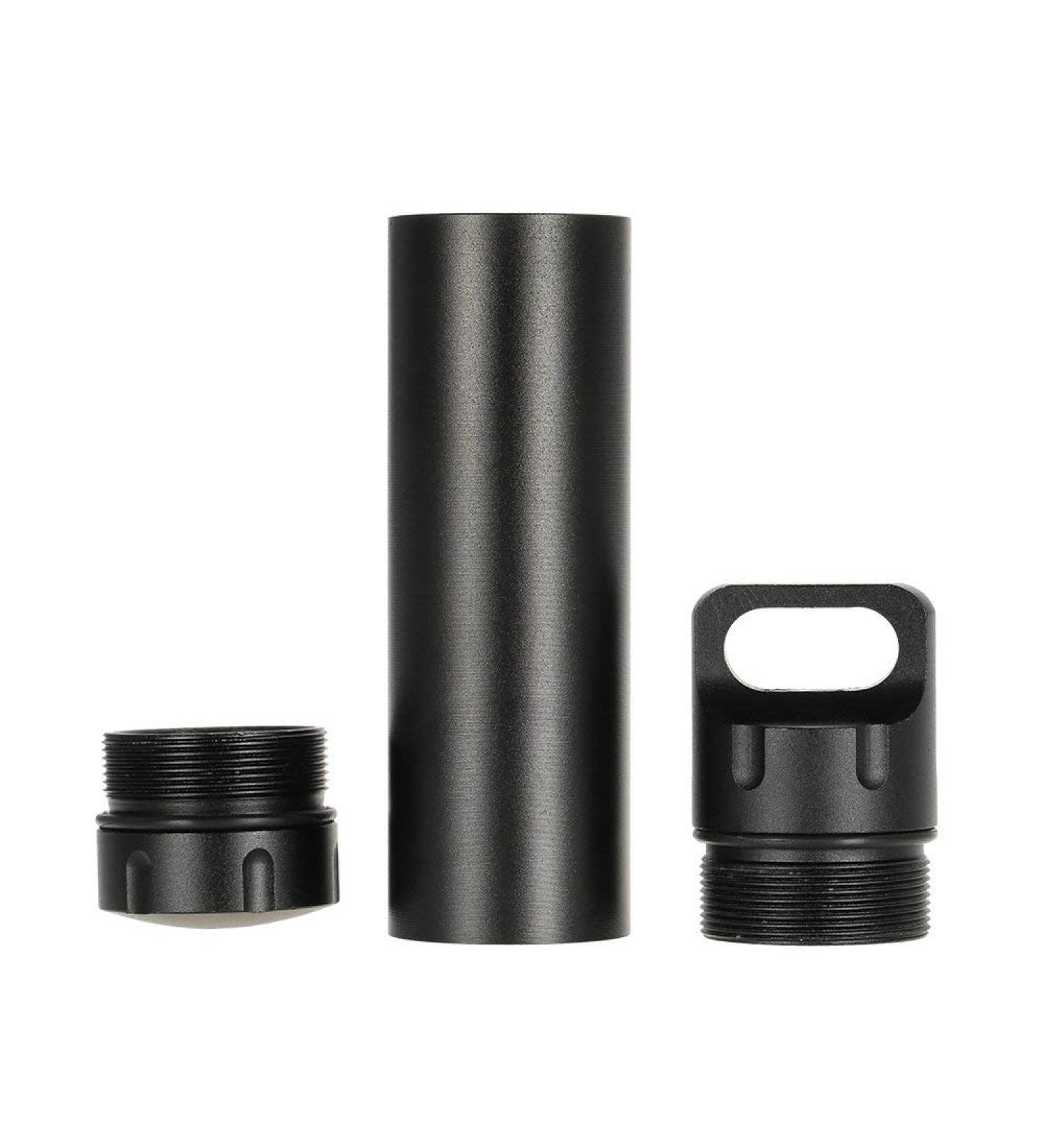 EKLOEN Outdoor Waterproof Capsule: Portable Container Holder Case - Black - Buy Online on GoSupps.com