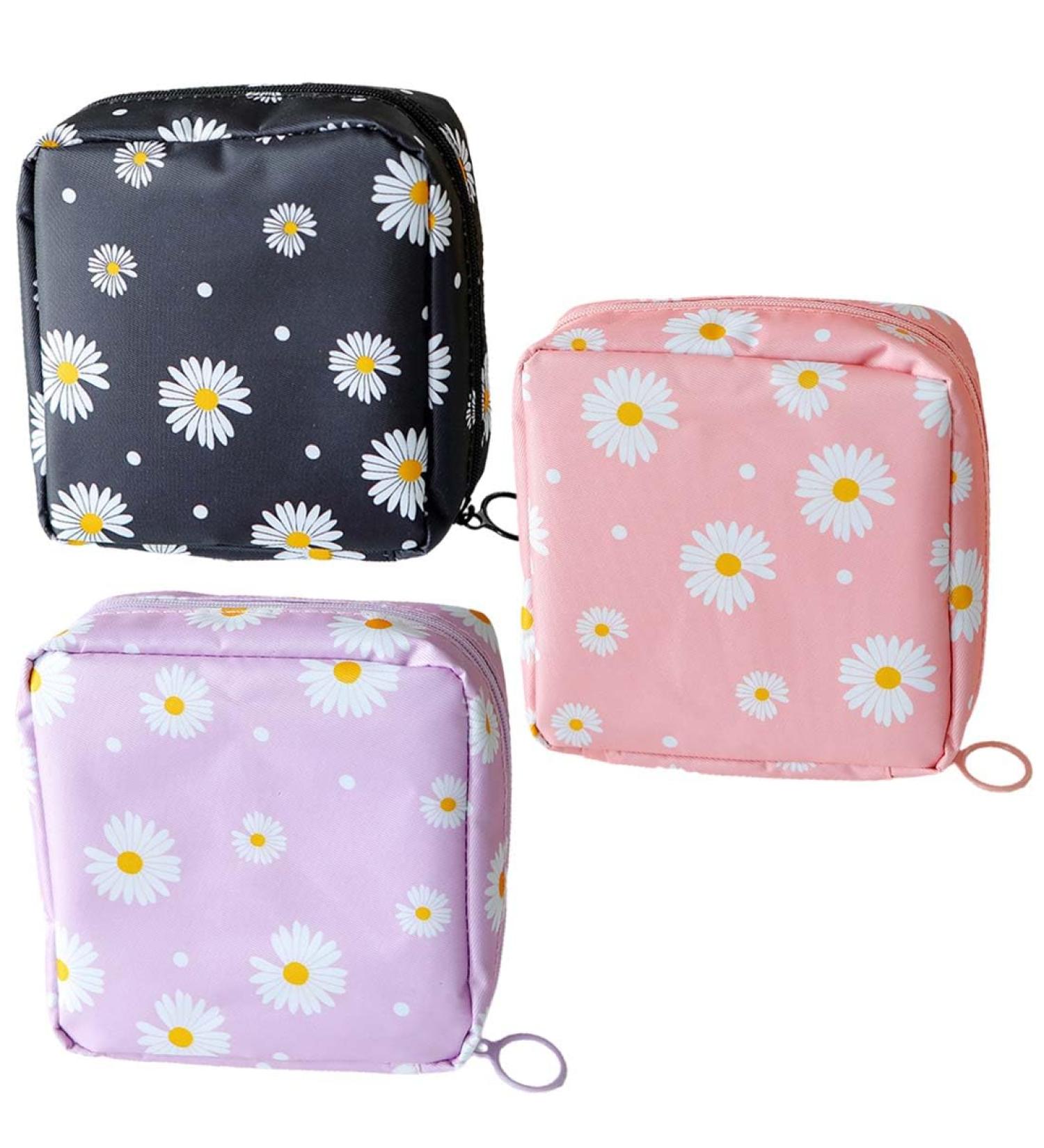 SSRDFU Women's Bond Storage Pocket - 3-Pack Menstruation Organizer for Tampons & Periods | Portable Cosmetic Bag for Girls - Buy Online on GoSupps.com