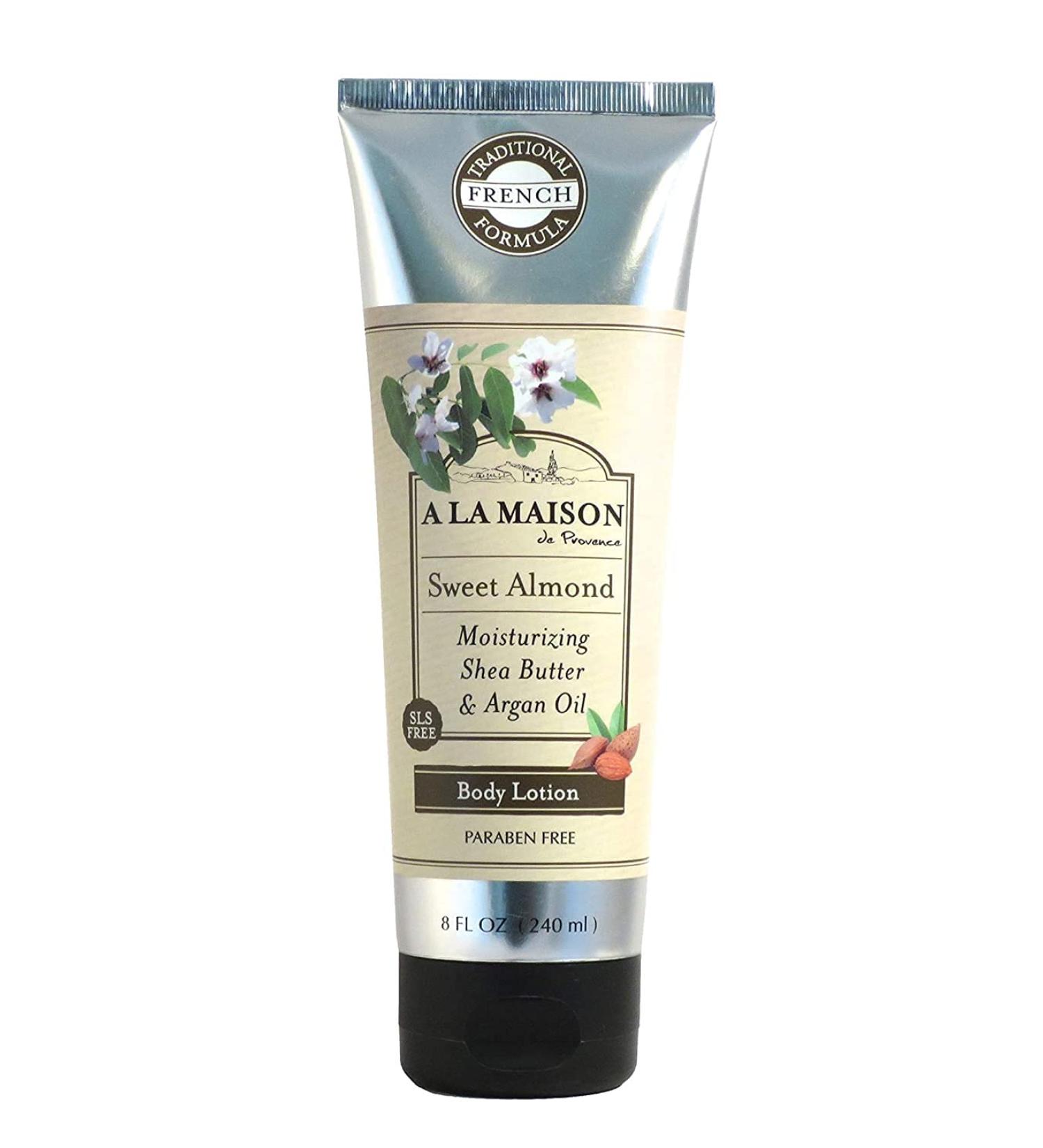 A LA MAISON Sweet Almond Lotion for Dry Skin - Natural Hand and Body Lotion 8 oz Bottle - Moisturizing Formula for Soft Skin - Buy Online on GoSupps.com