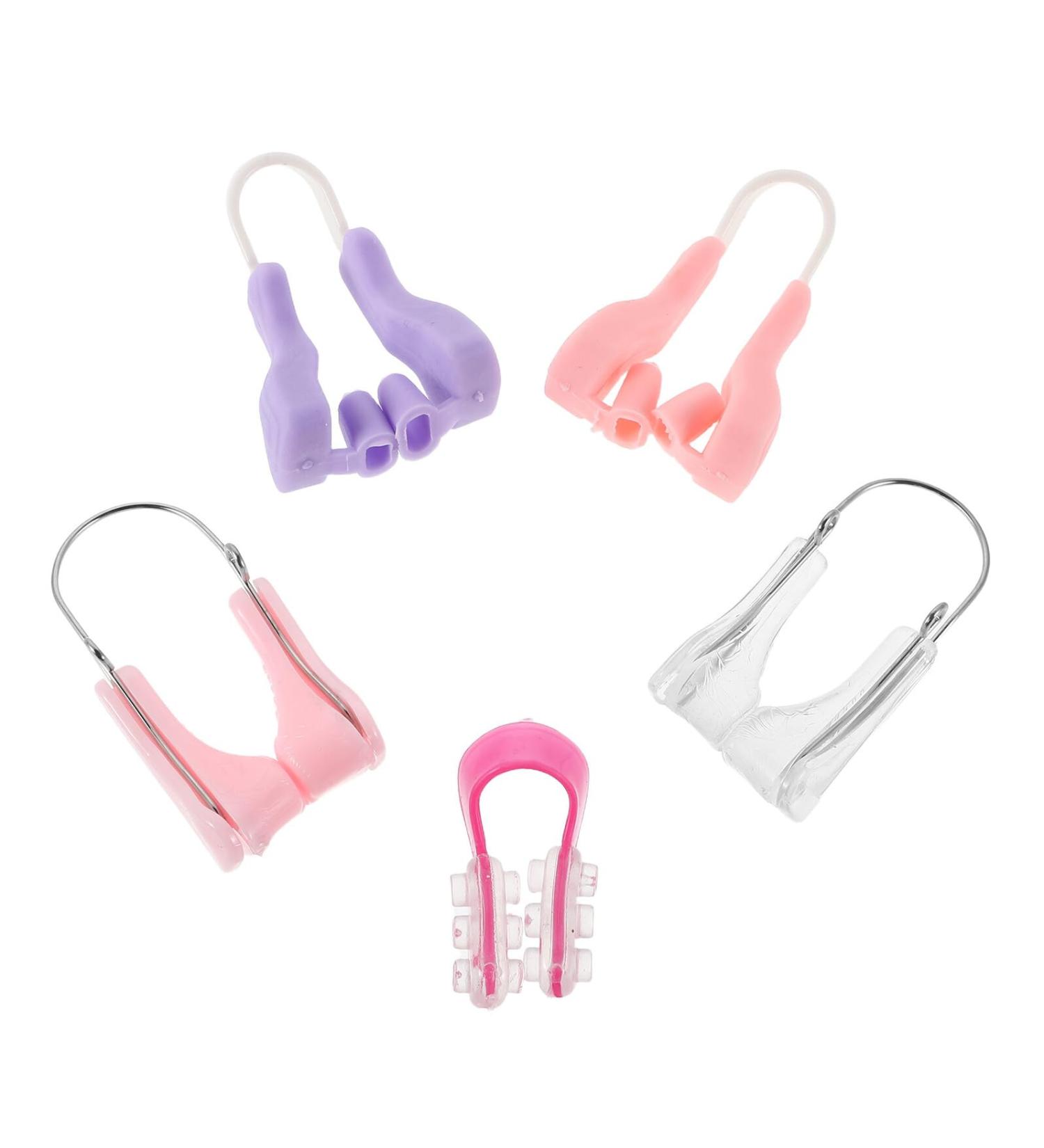 Baluue Lot de 5 Pinces-nez Invisibles en Silicone Souple Correcteur pour Affiner le Nez Remodelage Discret Confort Respiratoire Usage Quotidien pour Hommes et Femmes Coloris Vari s - Buy Online on GoSupps.com