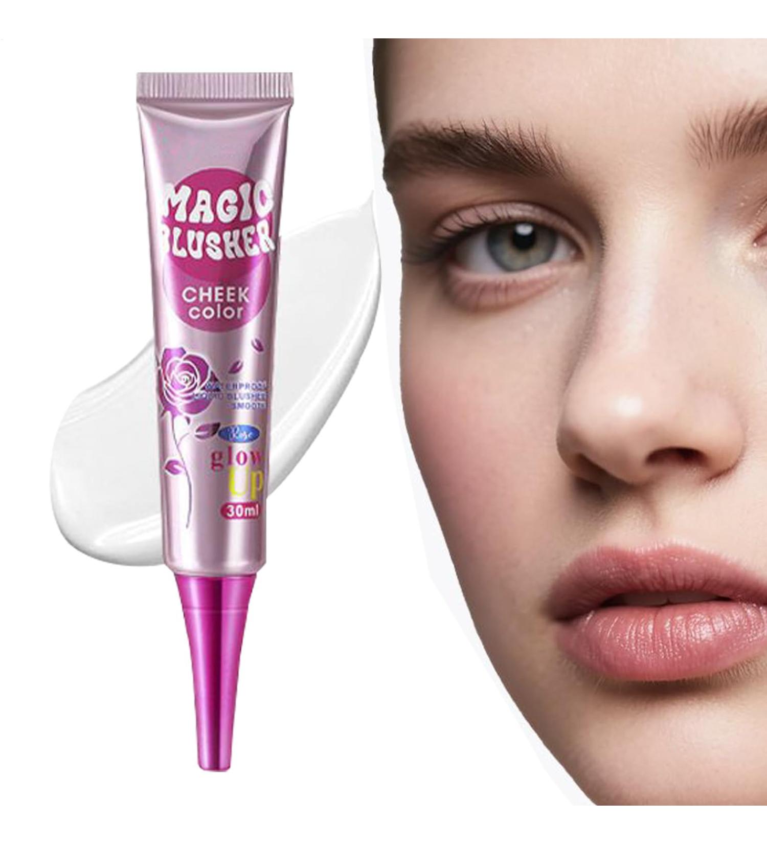  Dewireaey Thermal Effect Magic Blush | Thermal Effect Rosy Cream for Natural Cheeks - Lightweight Water-Resistant Makeup for Going Out Shopping Dates and Vacations - Buy Online on GoSupps.com