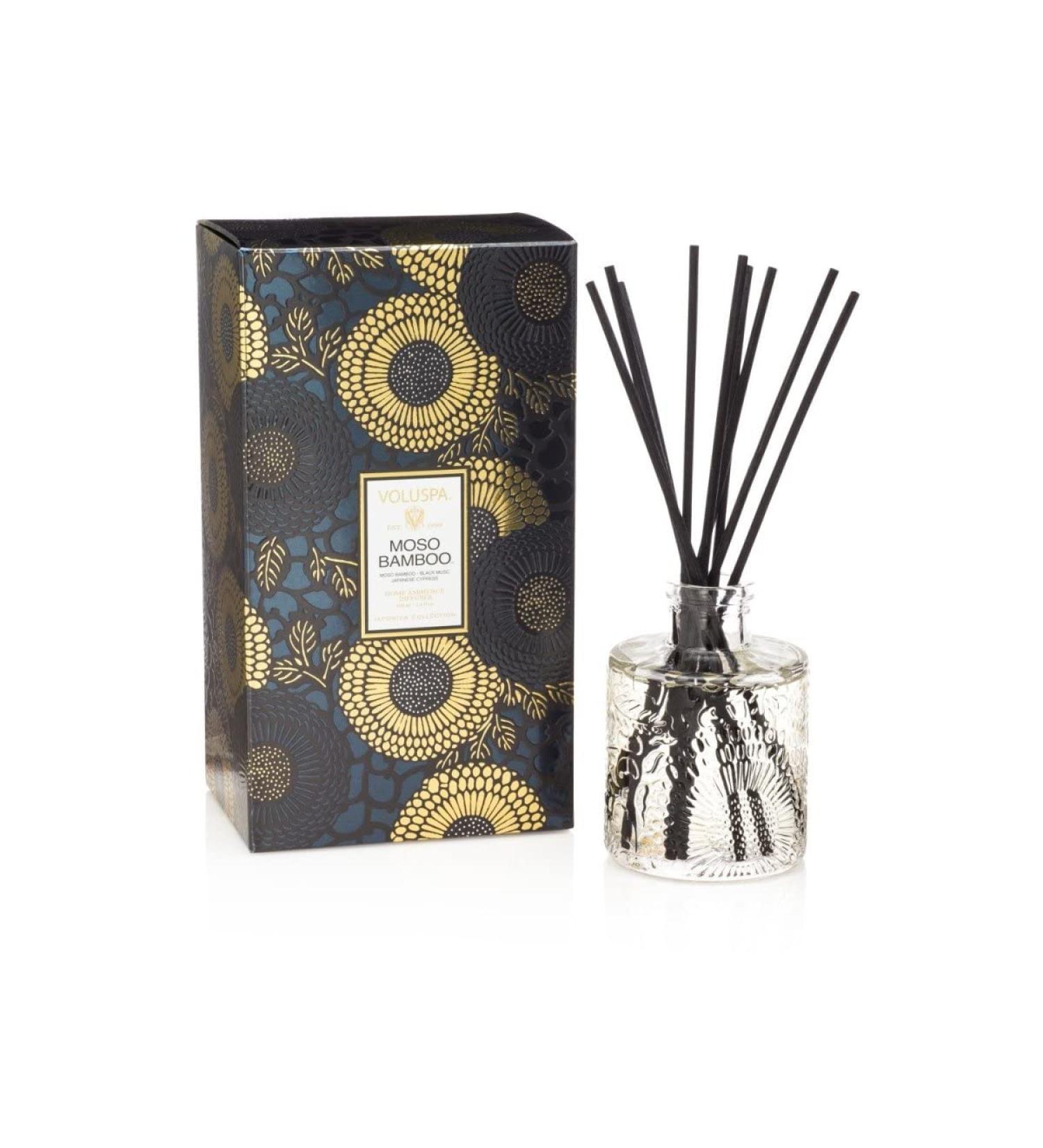 Voluspa Moso Bamboo Home Ambience Diffuser 3.4 Ounce