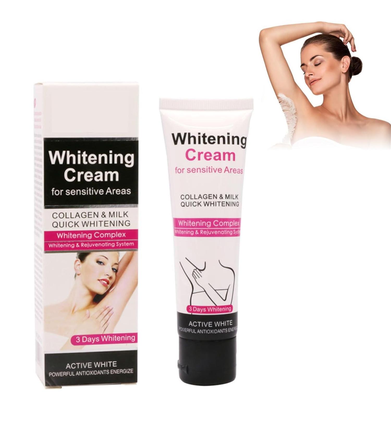  Rakiuty Underarm Whitening Cream Whitening Cream Skin Lightening Cream Armpit Whitening Cream Effective for Underarms and Elbows Whitens Nourishes 50 ml - Buy Online on GoSupps.com