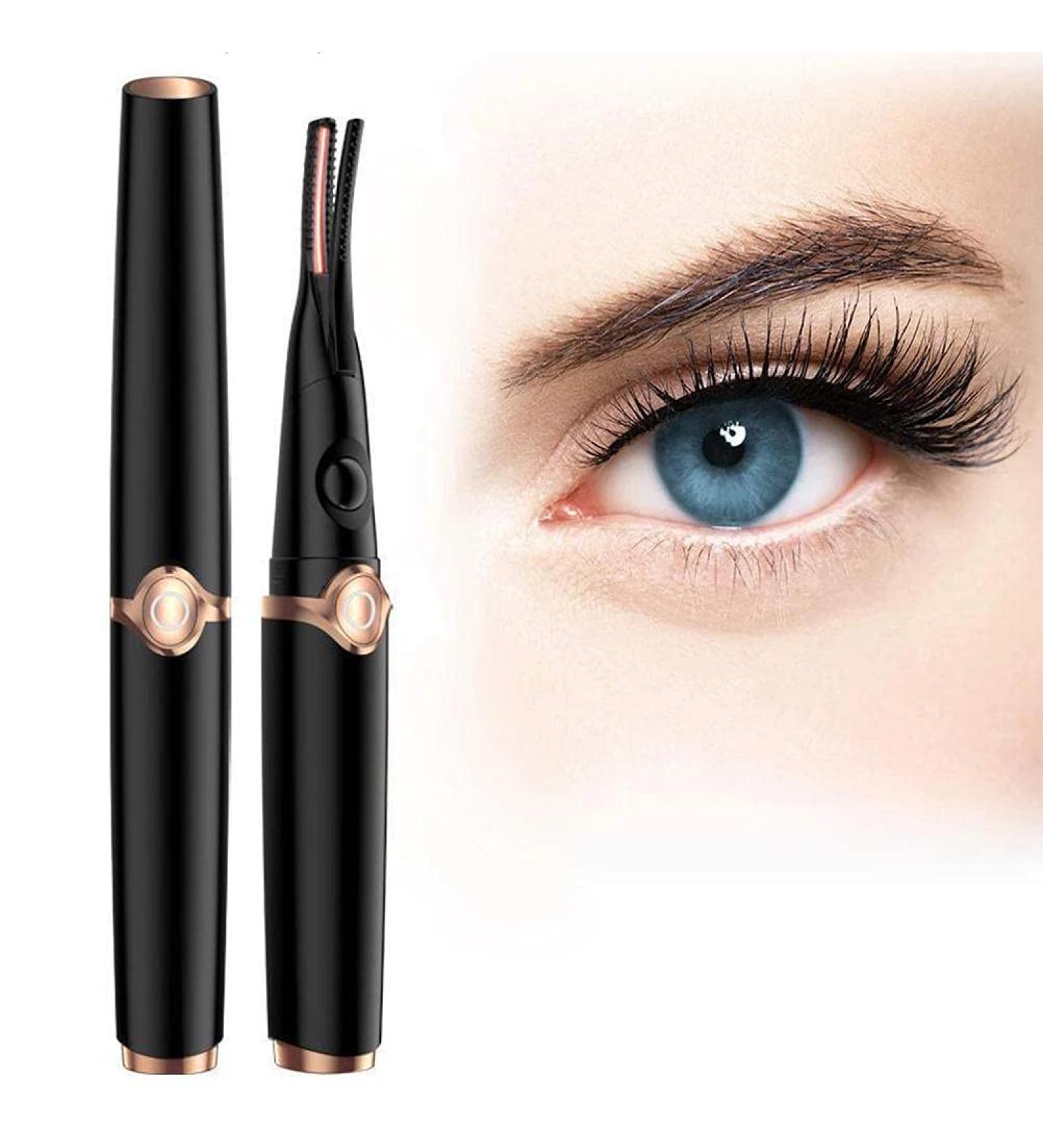 Buy Heated Eyelash Curler | Portable USB Rechargeable Electric Lash Curler for Perfect Curls - Beauty Tools for Women - Buy Online on GoSupps.com
