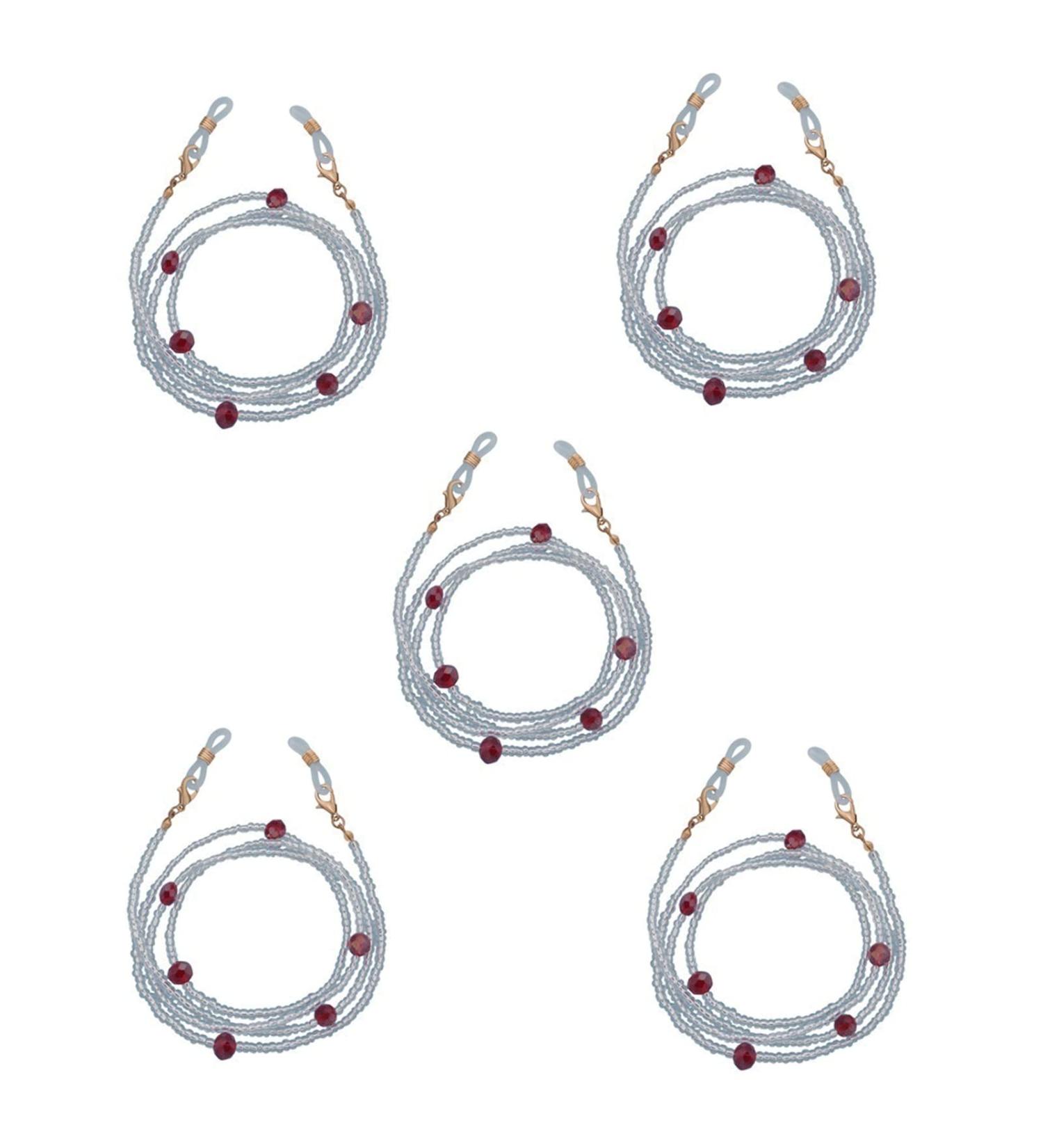 SBTRKT 5-Piece Alloy Chain Set Rust-Free Waterproof & Non-Slip Sunglasses Holder Durable & Lightweight - Buy Online on GoSupps.com