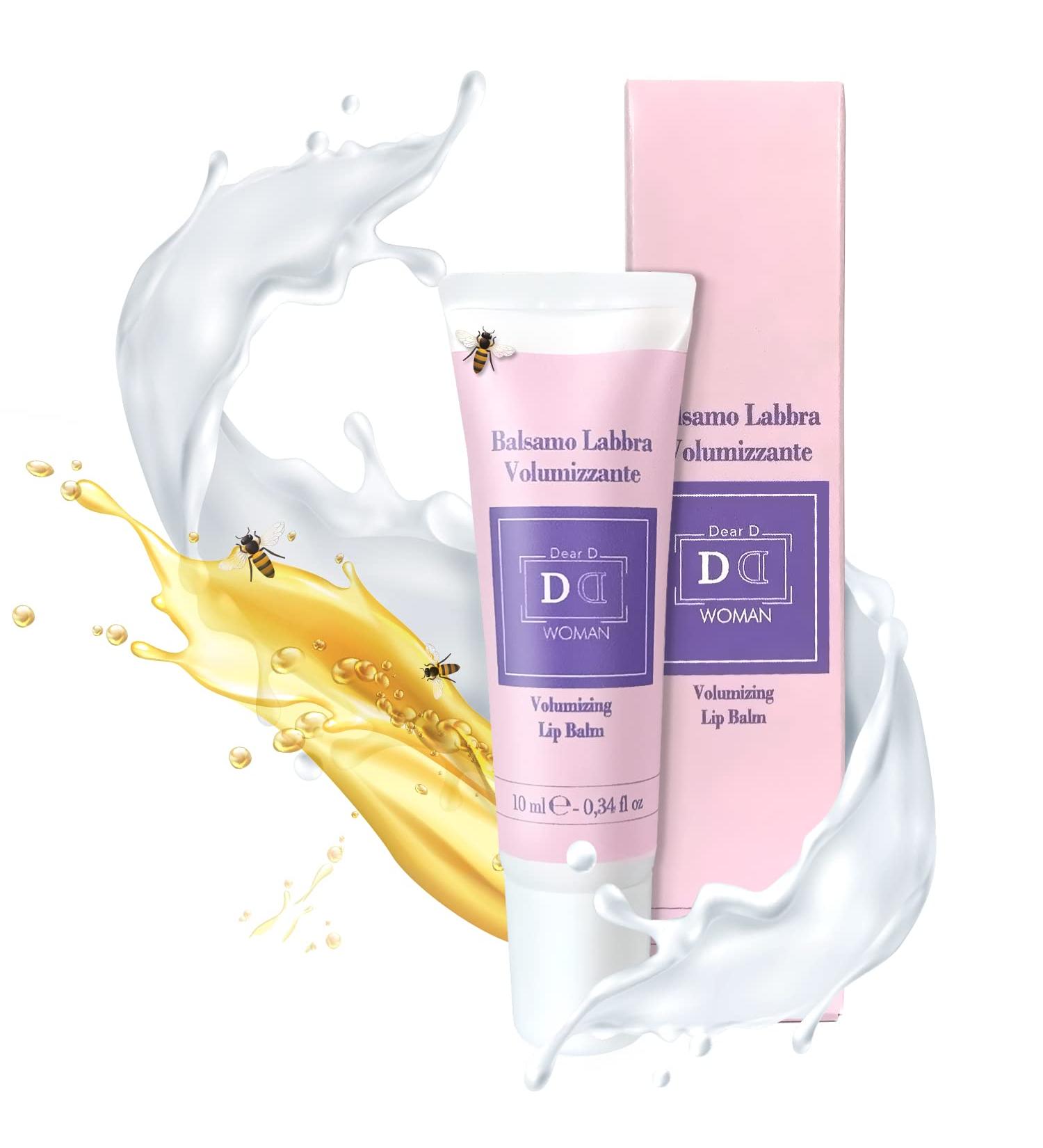 Dear D. Lip Plumper | 10ml Volumizing Balsam | Botox Effect with Bee Venom Snail Mucus & Hyaluronic Acid | Filler Cream for Fuller Lips - Buy Online on GoSupps.com
