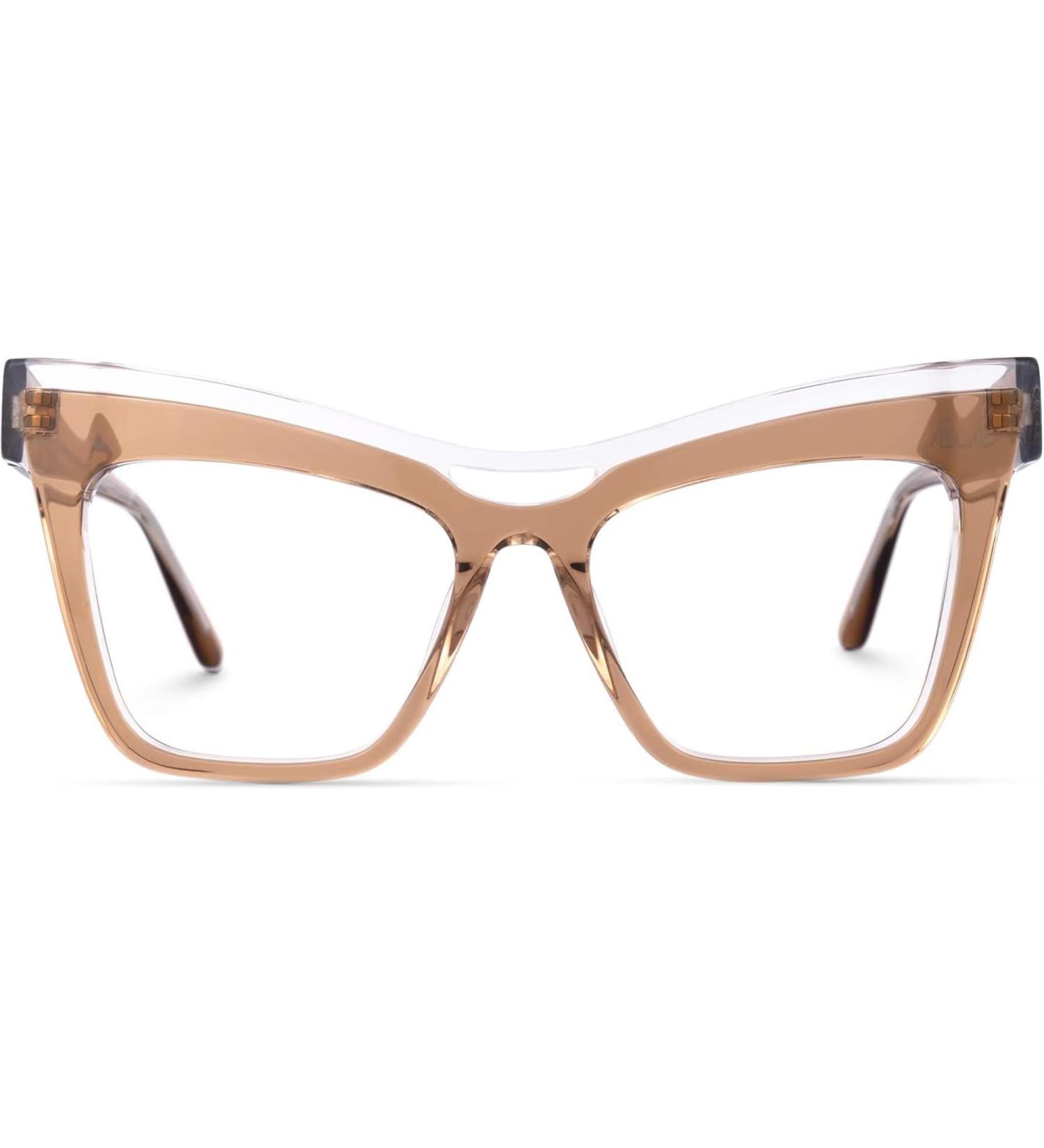 Buy Zeelool Vintage Cat Eye Glasses Frame for Women - Non-Prescription Clear Lens | Stylish & Elegant Design | International Shipping Available - Buy Online on GoSupps.com