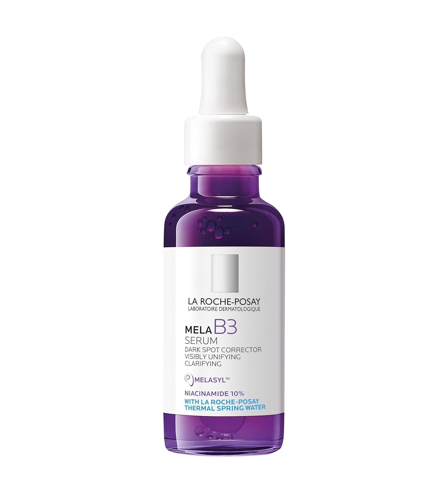 La Roche-Posay Mela B3 Serum  Dark Spot Corrector With Anti-Aging Melasyl + 10% Niacinamide  Discoloration Correcting Serum for Sun Spots  Age Spots & Post-Acne Marks  Long-Lasting Results  30ML - Buy Online on GoSupps.com