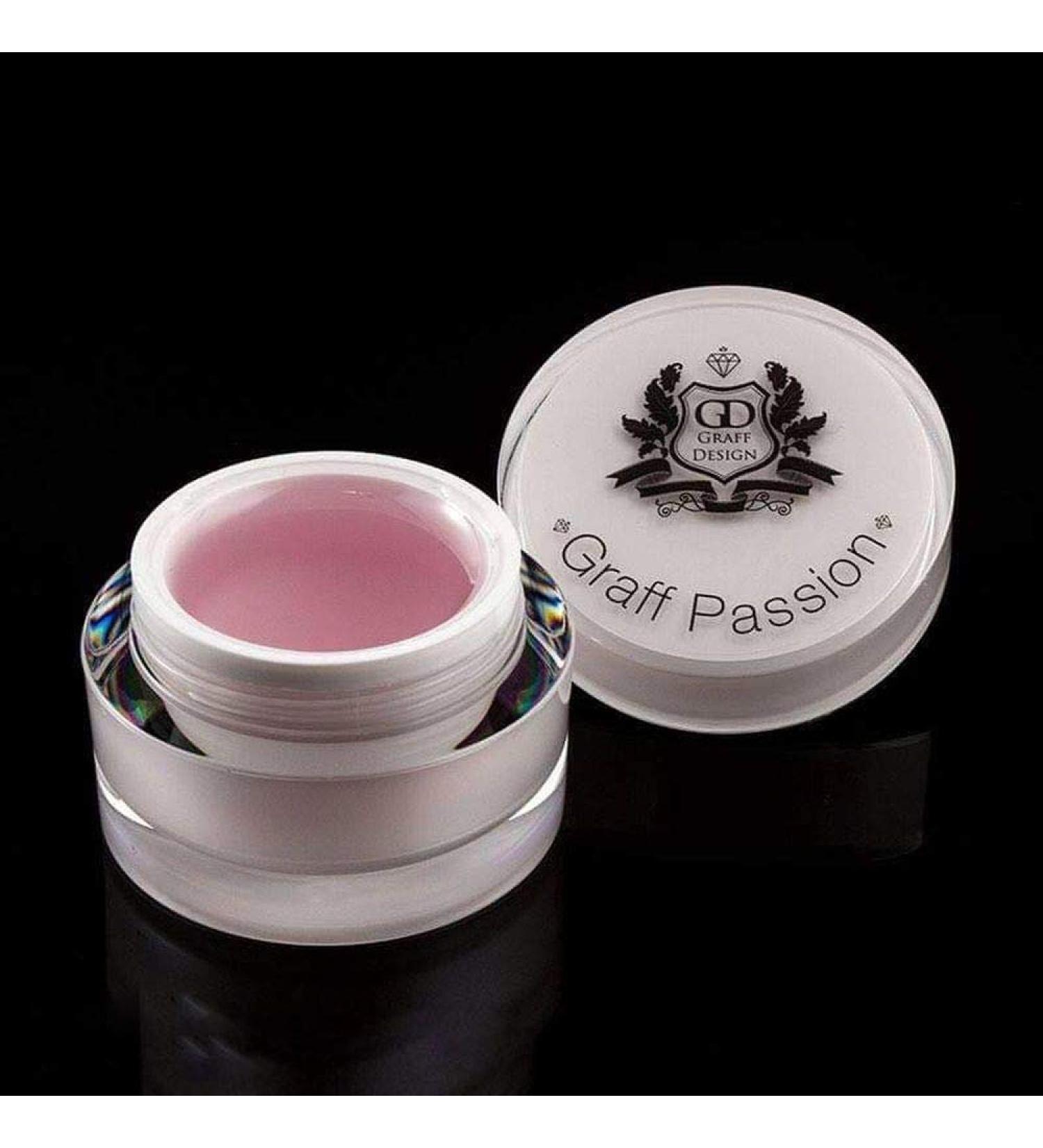 250 ml exclusive UV Sculpture Gel clear rose thick - Graff Passion - Builder Gel