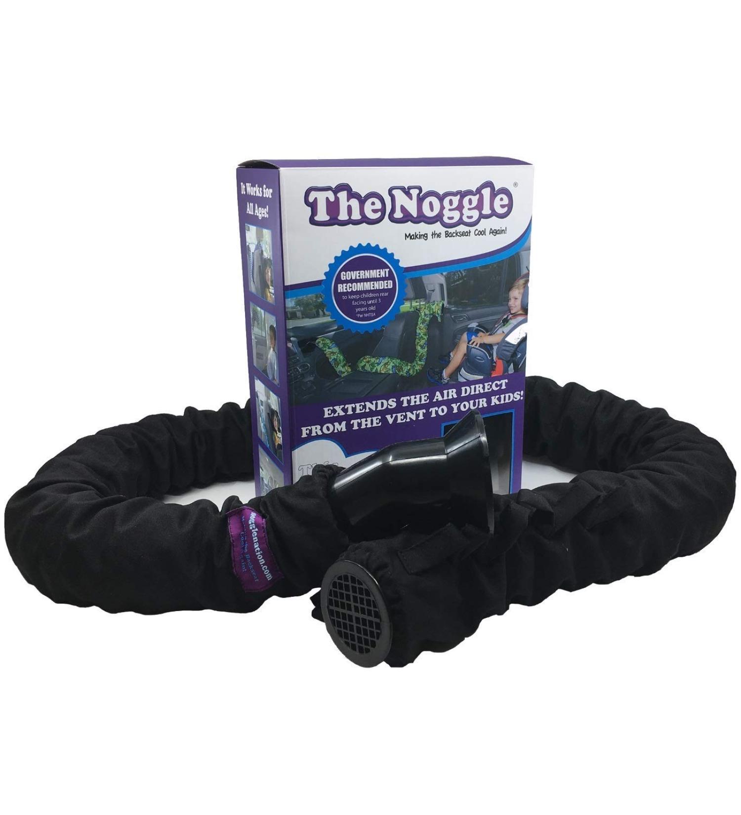 Noggle Air Vent Extender Hose - Make Backseat Cool Again | Car Travel Accessories for Kids | 6ft Black Ice - Buy Online on GoSupps.com