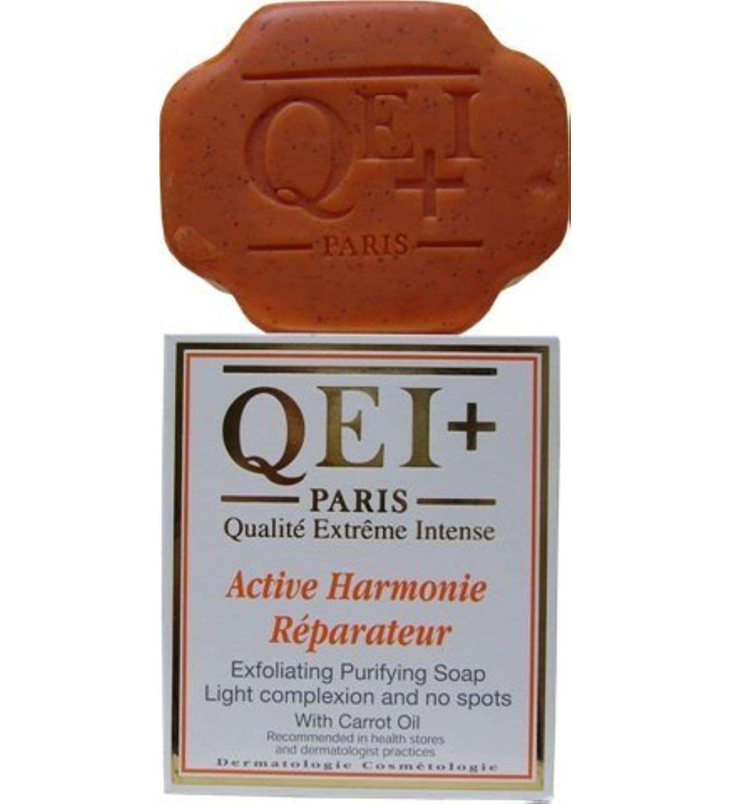 QEI Active Harmonie Lightening Scrubbing Soap - Skin Brightening Exfoliating Bar - Buy Online on GoSupps.com