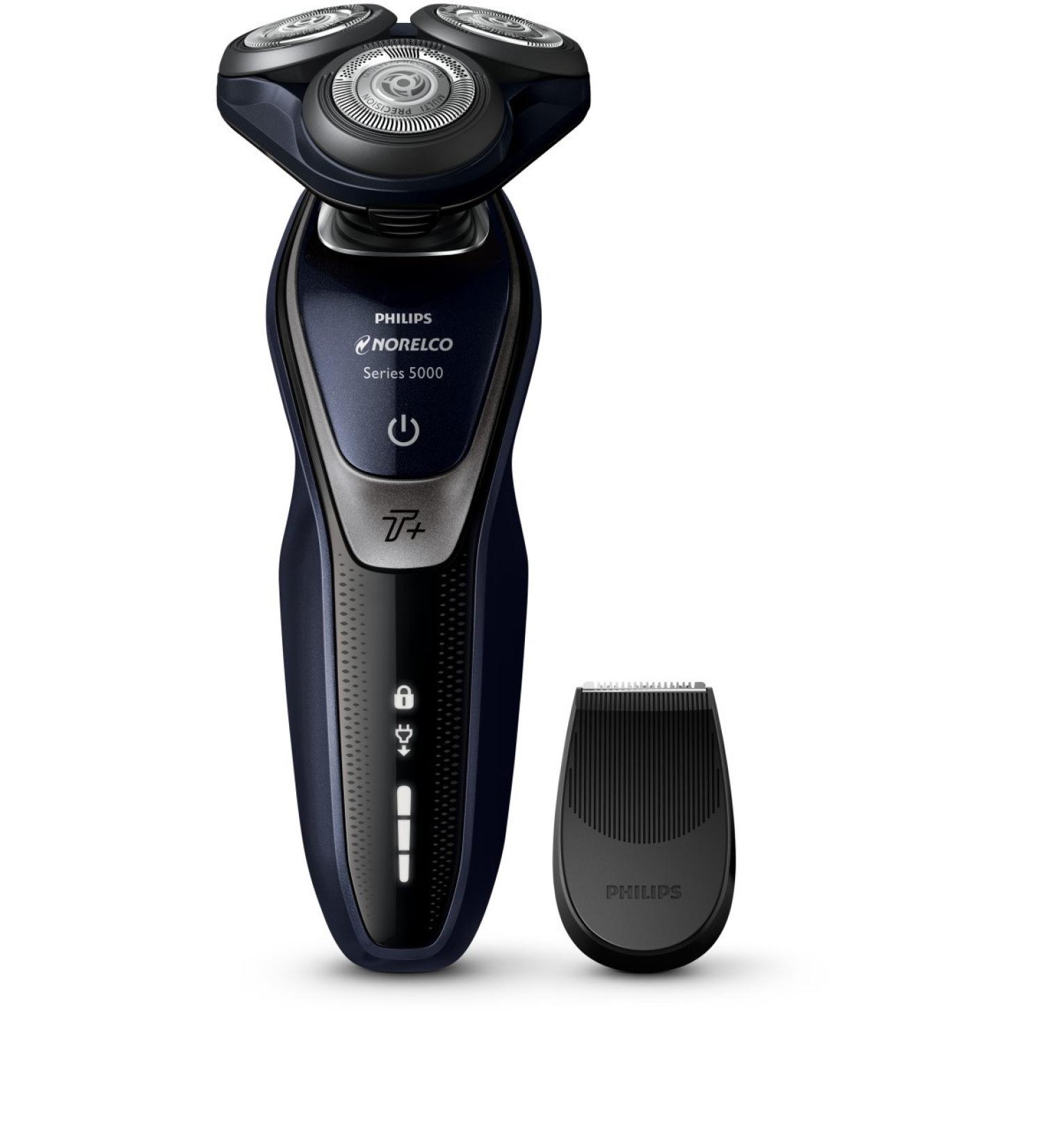 Philips Norelco Shaver 5550 - Turbo+ Rechargeable Wet/Dry Electric Shaver with Precision Trimmer | Fast International Shipping - Buy Online on GoSupps.com