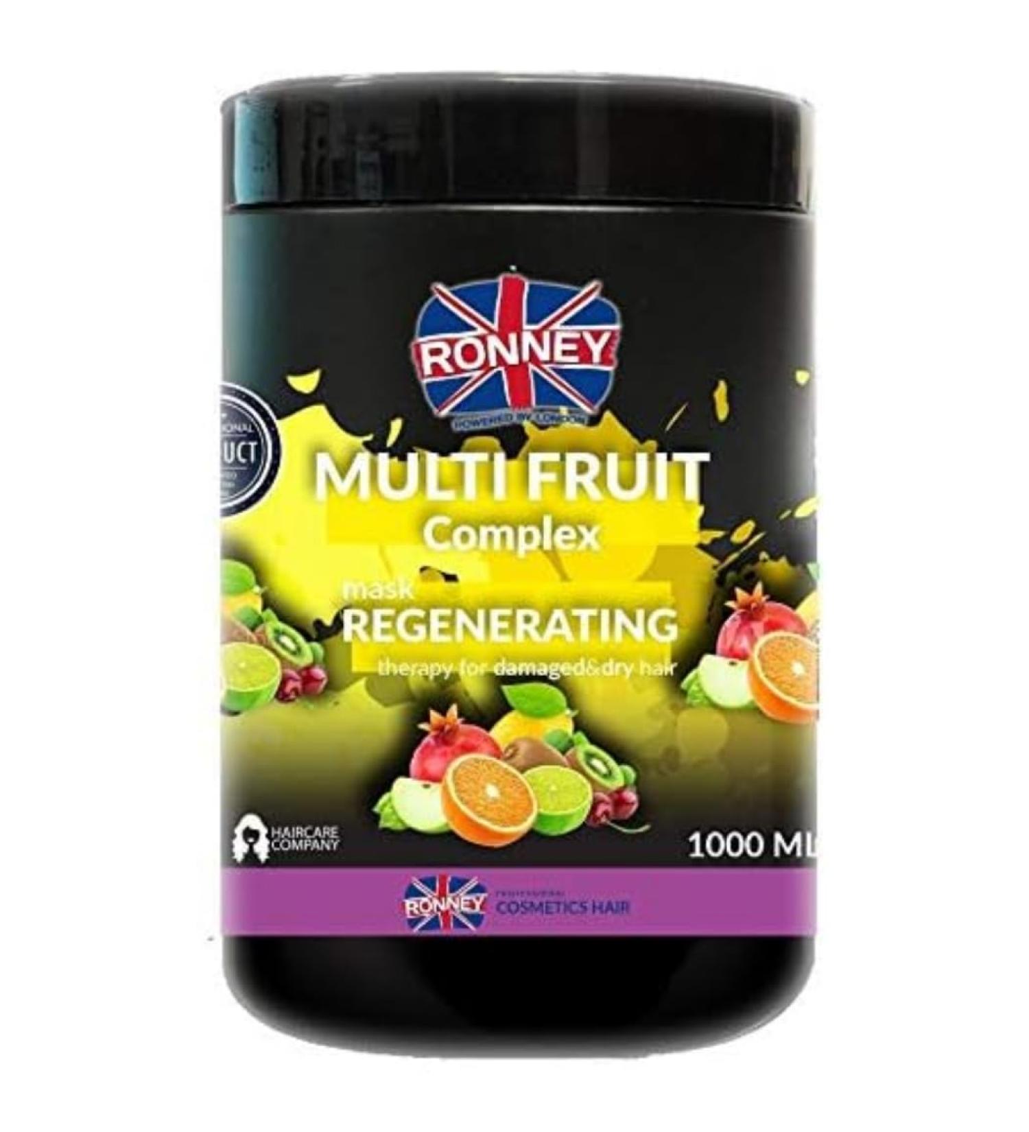 Ronney Multi Fruit Complex Professional Regenerating Mask Hair Mask 1000 ml