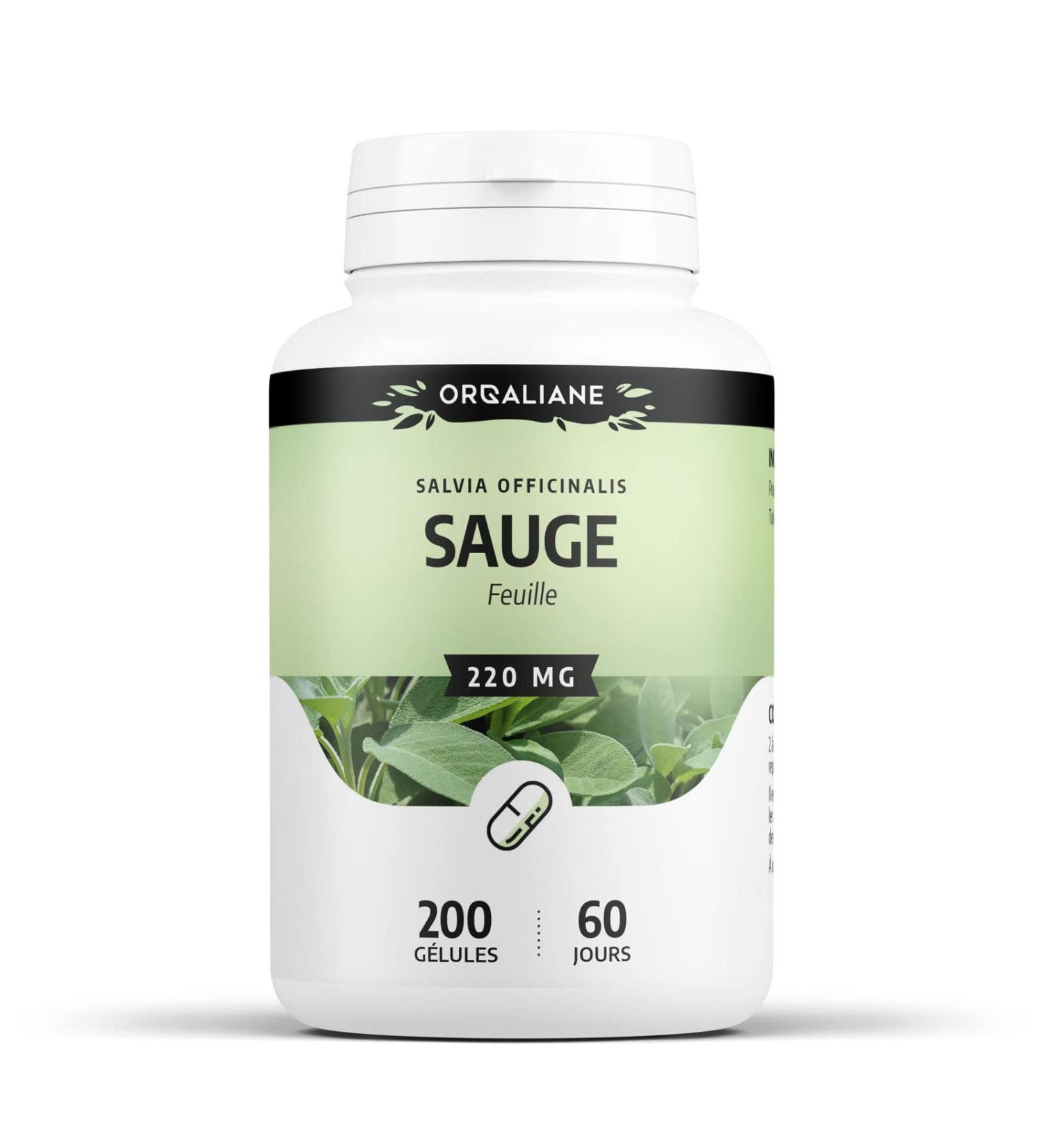 Sage - 200 capsules 220 mg - Buy Online on GoSupps.com