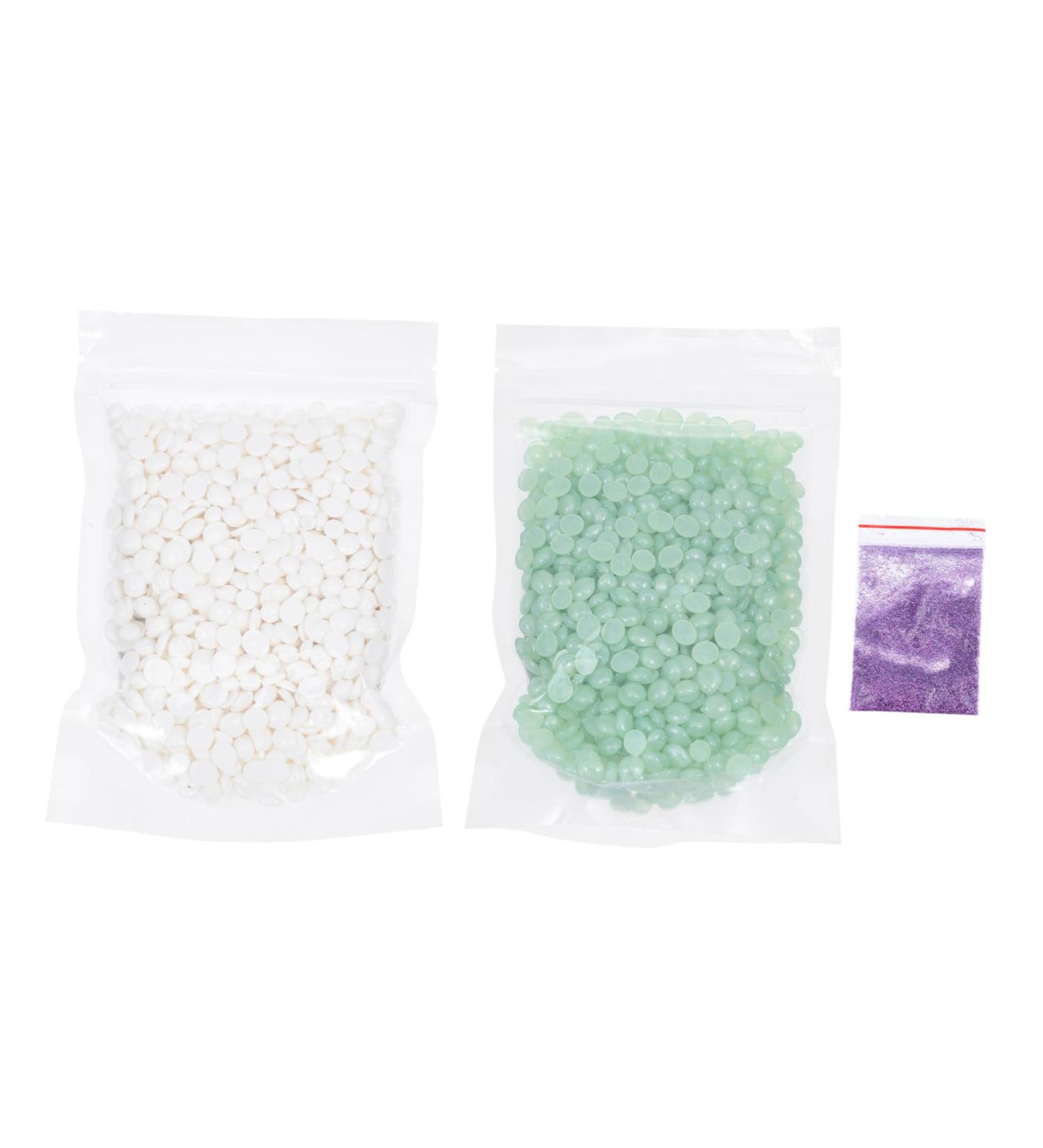 Frcolor Wax Bean Set for Hair Removal - No Strips Facial Treatment Wax Pearls - 100% Natural Depilatory Wax Beans - Buy Online on GoSupps.com