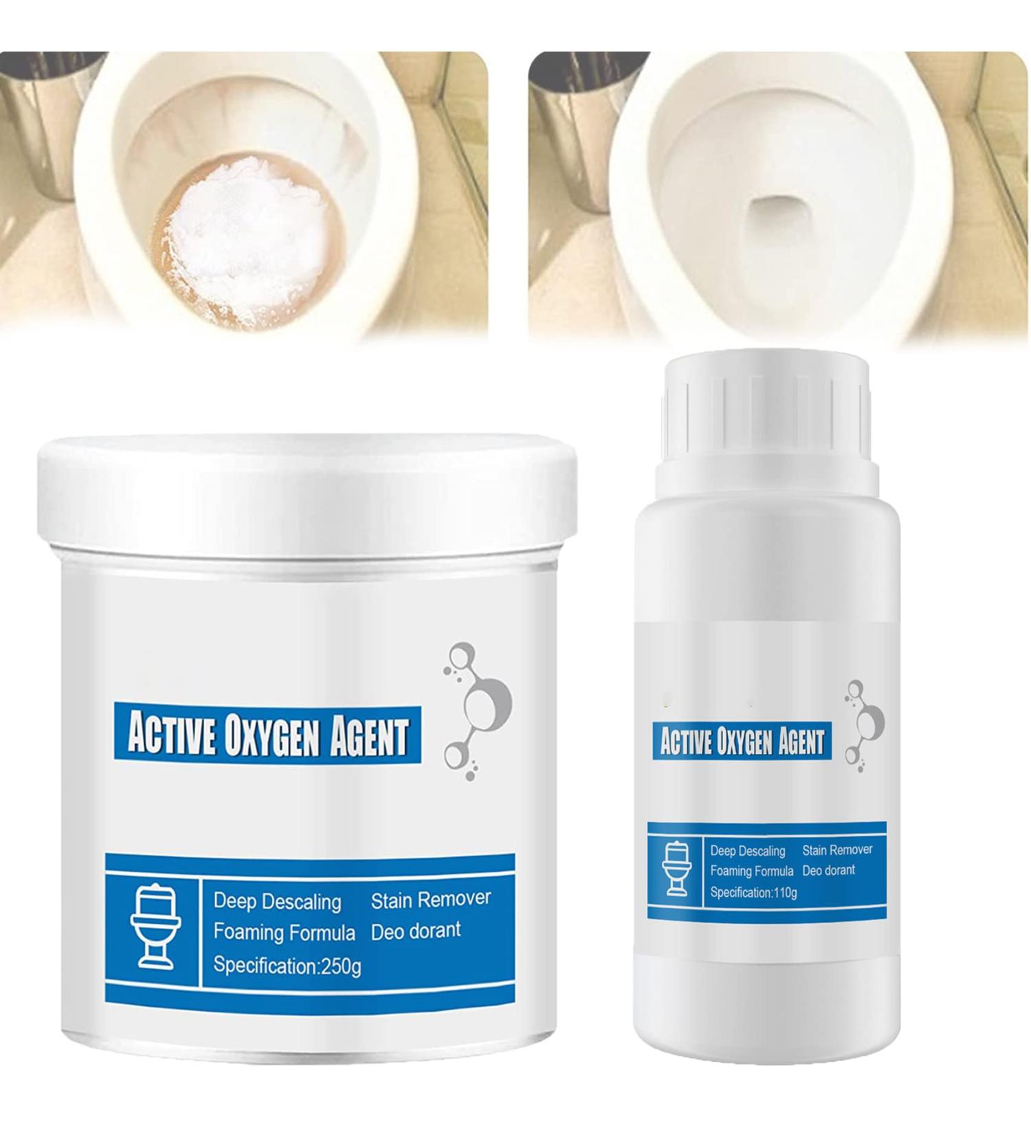 Touch Free Fizzy Foam Toilet Cleaner - 2023 Best Splash Toilet Cleaner Foam Powder As Seen on Tv Multifunction Toilet Active Oxygen Agent for Cleaning Toilet Drains No Peculiar Smell (2 Pcs) - Buy Online on GoSupps.com