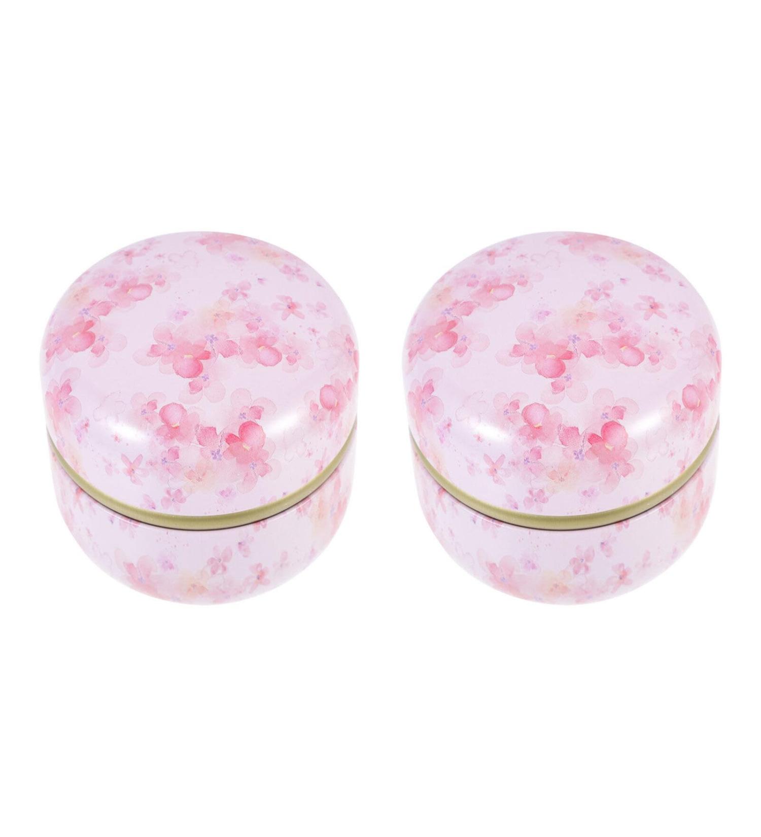 GRIRIW Mini Containers 2pcs Powder Puff Box Take a Bath Baby Storage Tank Loose Powder Containers 1