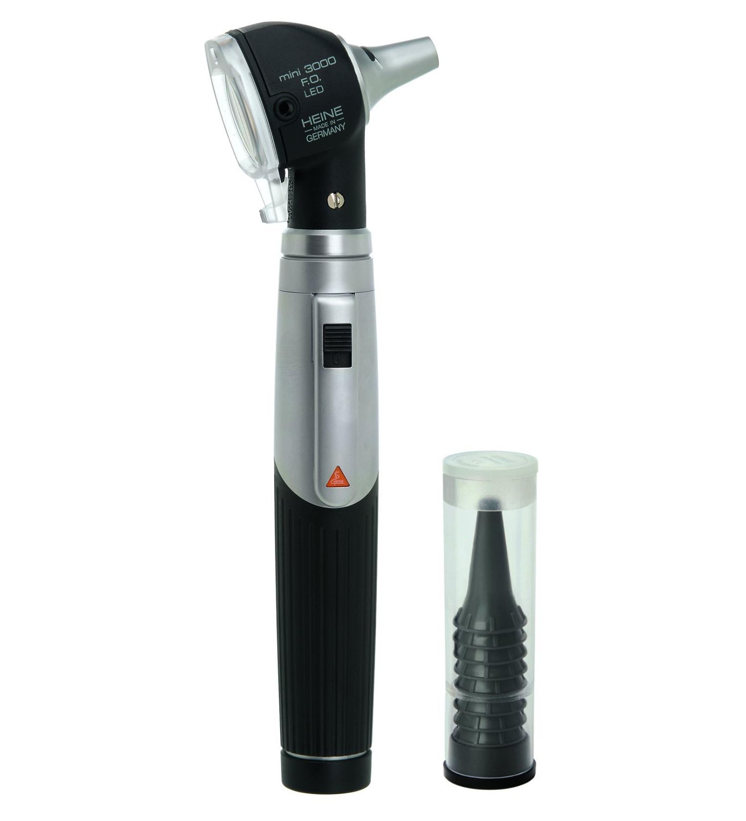 Gima Heine Mini 3000 LED FO Otoscope - Black | Premium Quality Medical Equipment for International Shipping - Buy Online on GoSupps.com