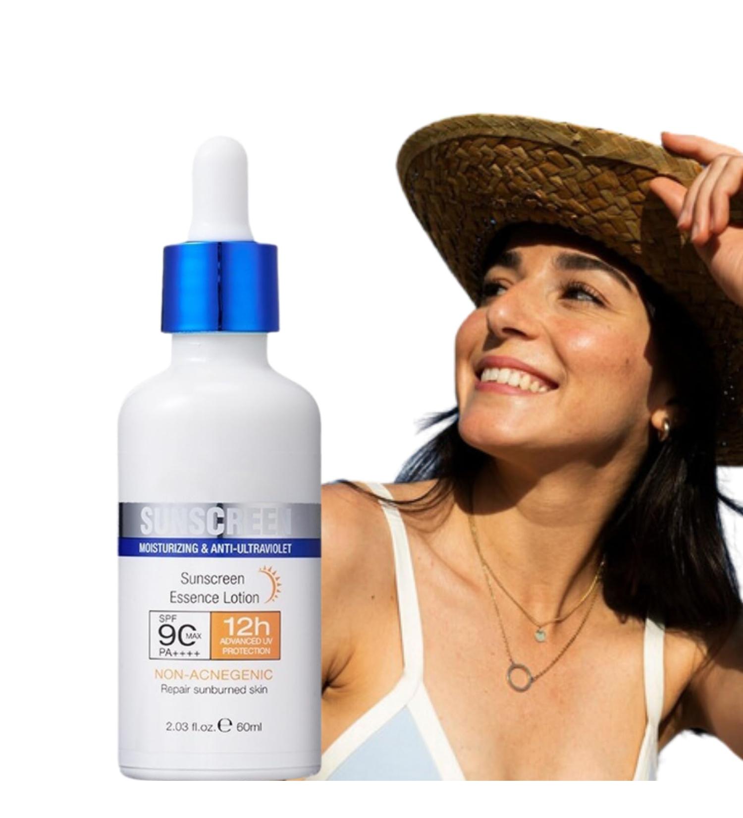Sunscreen With SPF90 Protect & Moisture Sun Cream Lotion Moisturising Face Sunscreen UV Protetion Cream Sun Lotion For Body And Face Protects Against Sun Exposure 12 Hours Protect PA++++ - Buy Online on GoSupps.com