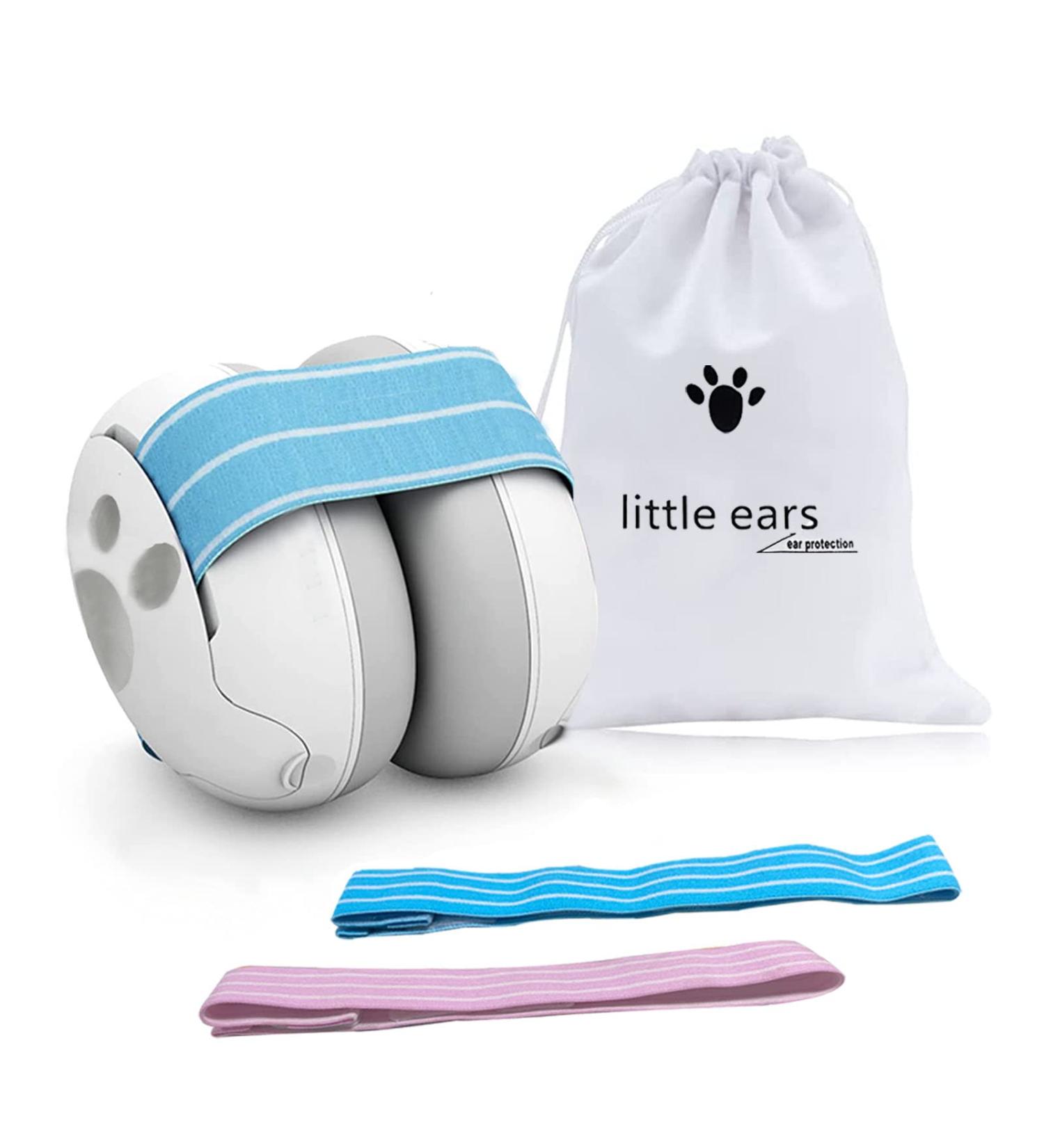 BZ Baby Noise Cancelling Headphones - Ear Protection for Newborns, Infants, and Toddlers - Ideal for Sleeping, Airplanes, Fireworks - White - Buy Online on GoSupps.com